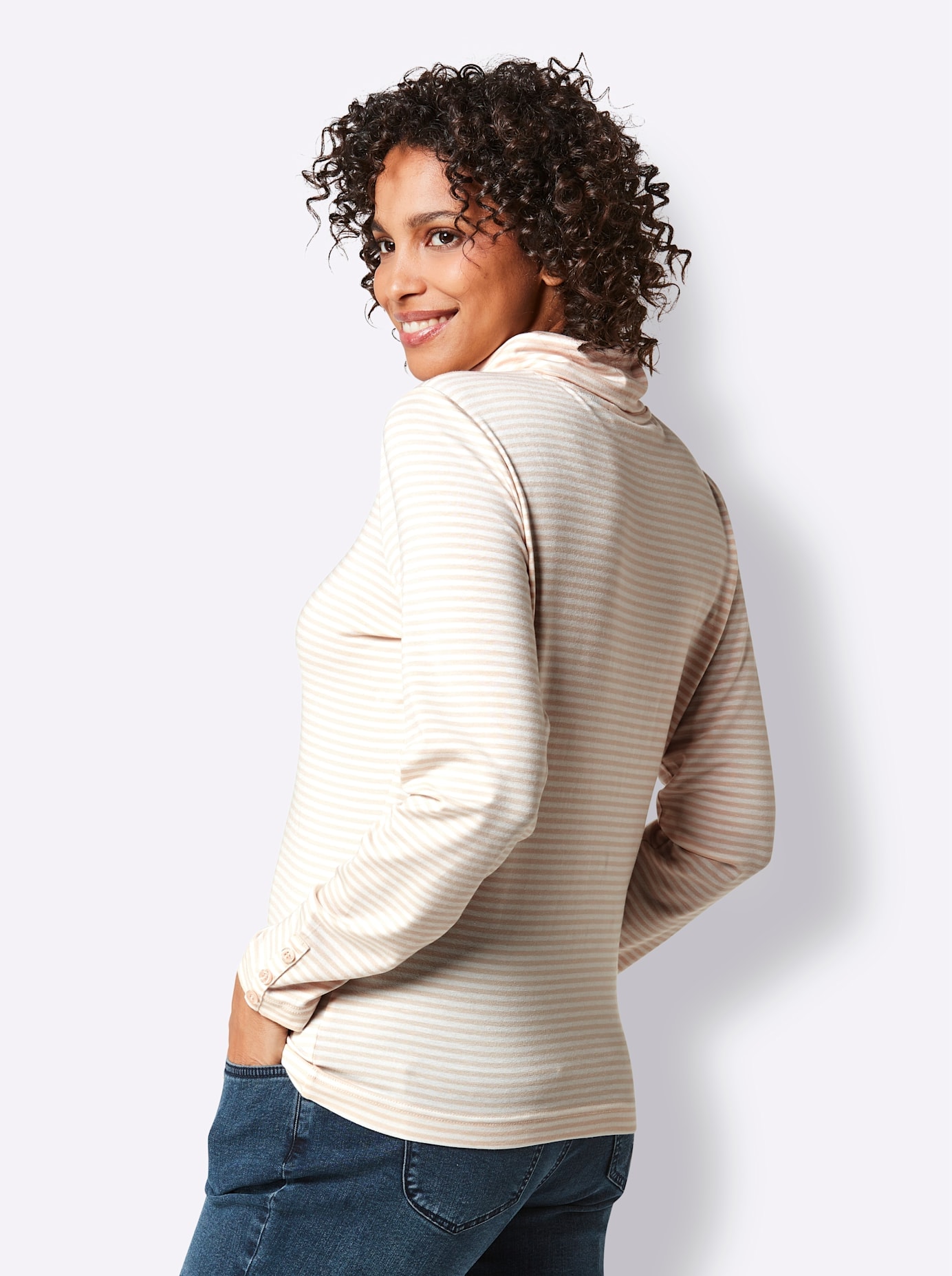 CREATION L PREMIUM Rollkragenshirt »Lyocell-Shirt«, (1 tlg.)