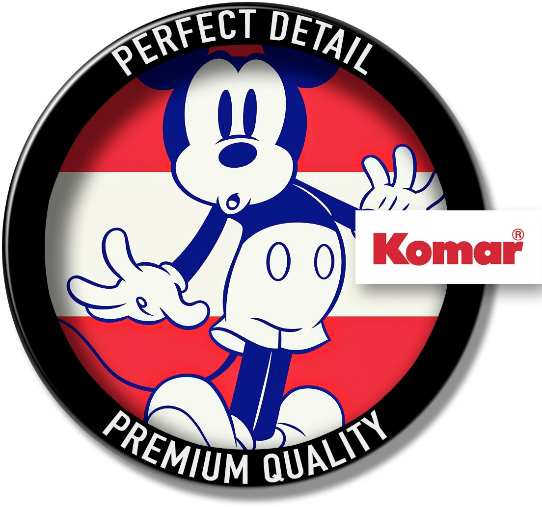 Komar Vliestapete »Digitaldruck Vlies - Mickey Vibrant - Grösse 200 x 250 cm«, bedruckt, Kinderzimmer