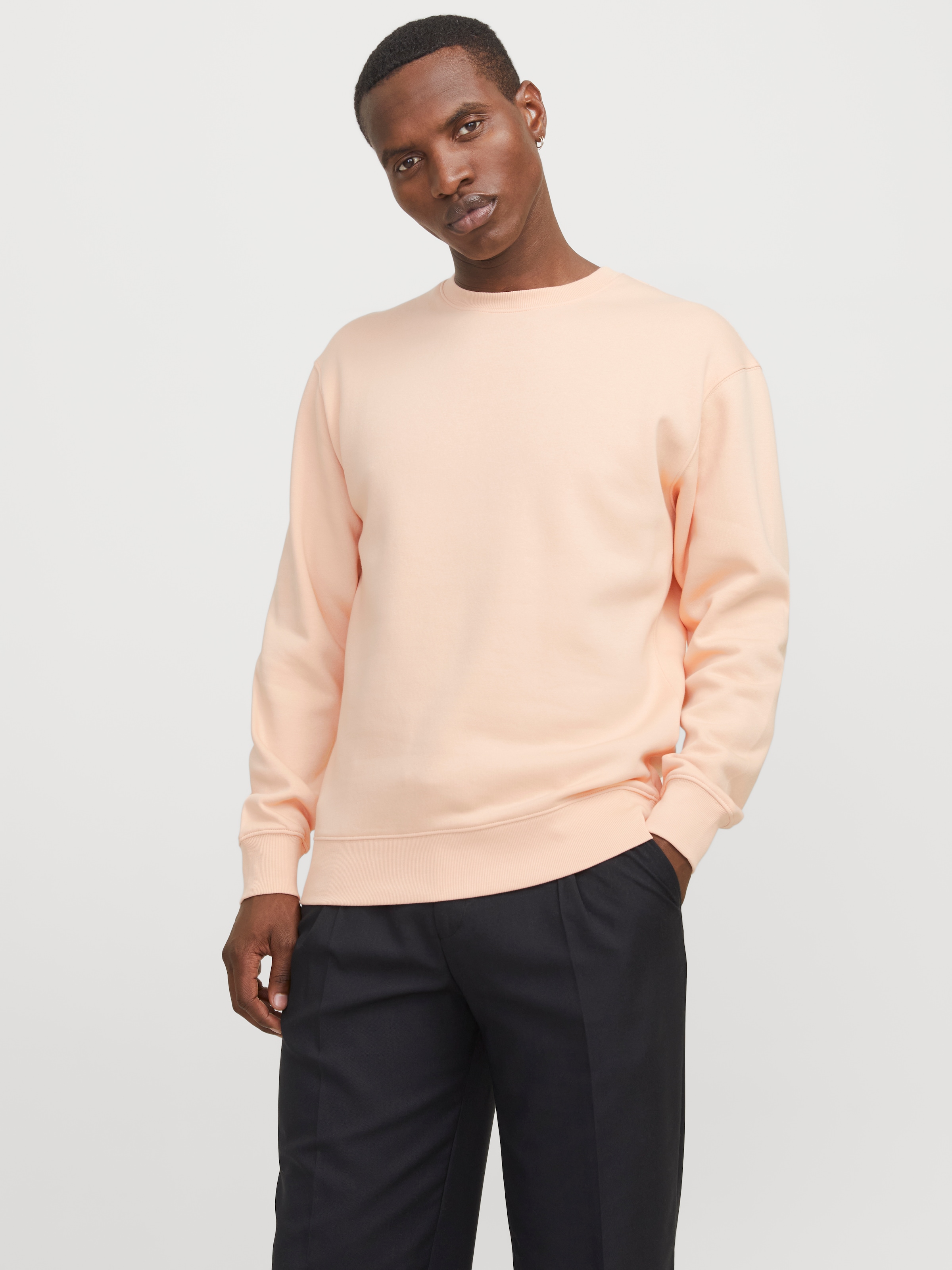 Jack & Jones Sweatshirt "JJESTAR BASIC SWEAT CREW NECK NOOS", Baumwollmischung, locker geschnitten