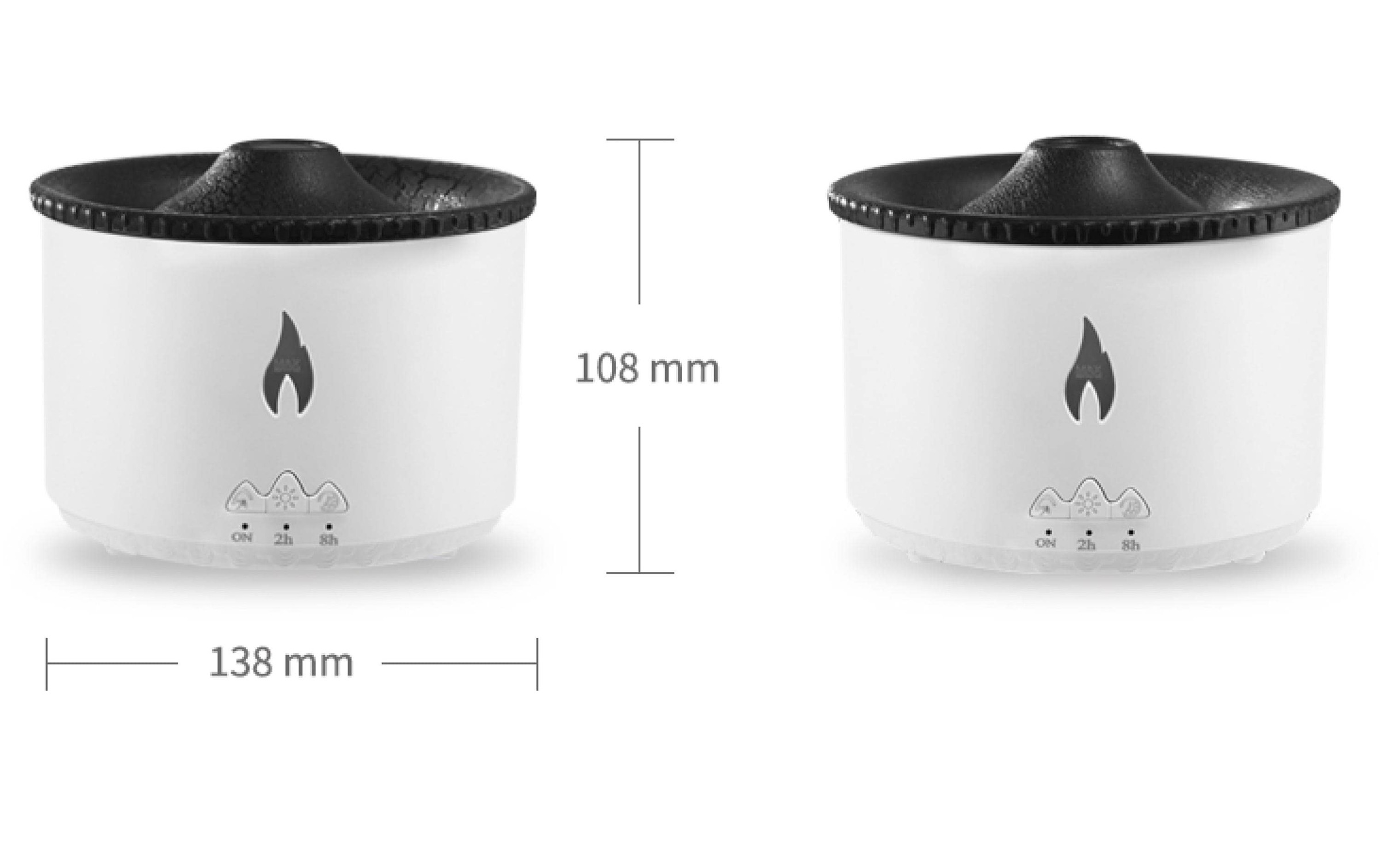 Diffuser »FTM Vulcano Weiss, 20 m²«, 0,36 l Wassertank