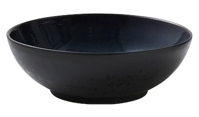 Salatschüssel »30 cm, Schwarz/D«, aus Steinzeug