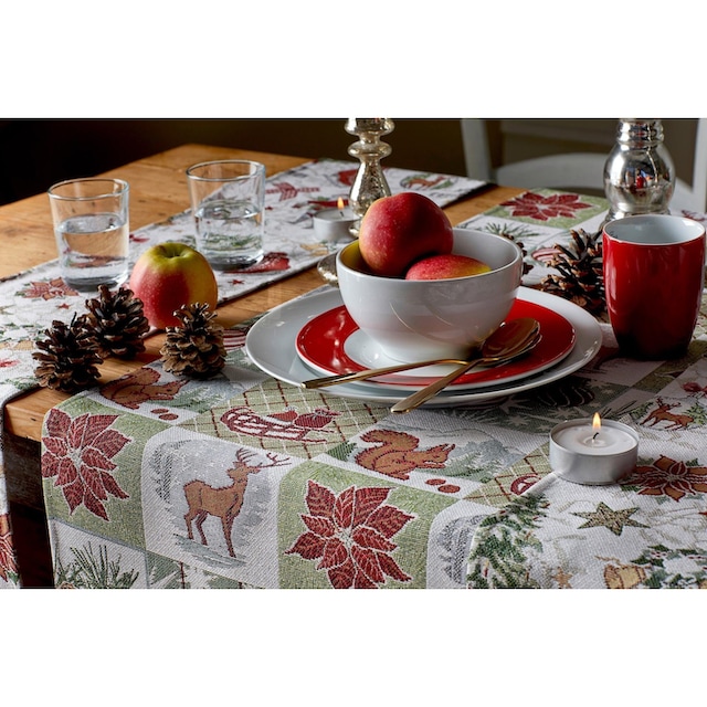 ❤ APELT Tischläufer »1531 Winterwelt, Gobelin, Weihnachtsdeko,  Weihnachten«, (1 St.), Weihnachten ordern im Jelmoli-Online Shop