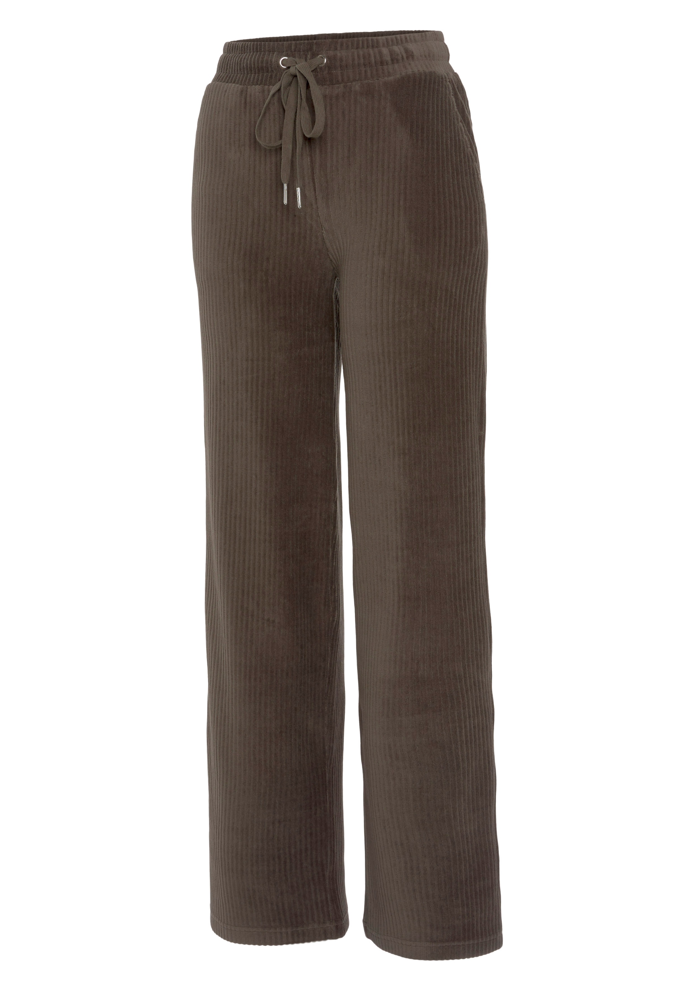 Vivance Homewearhose »-Loungehose«, mit breiter elastischen Cord Struktur, Loungewear