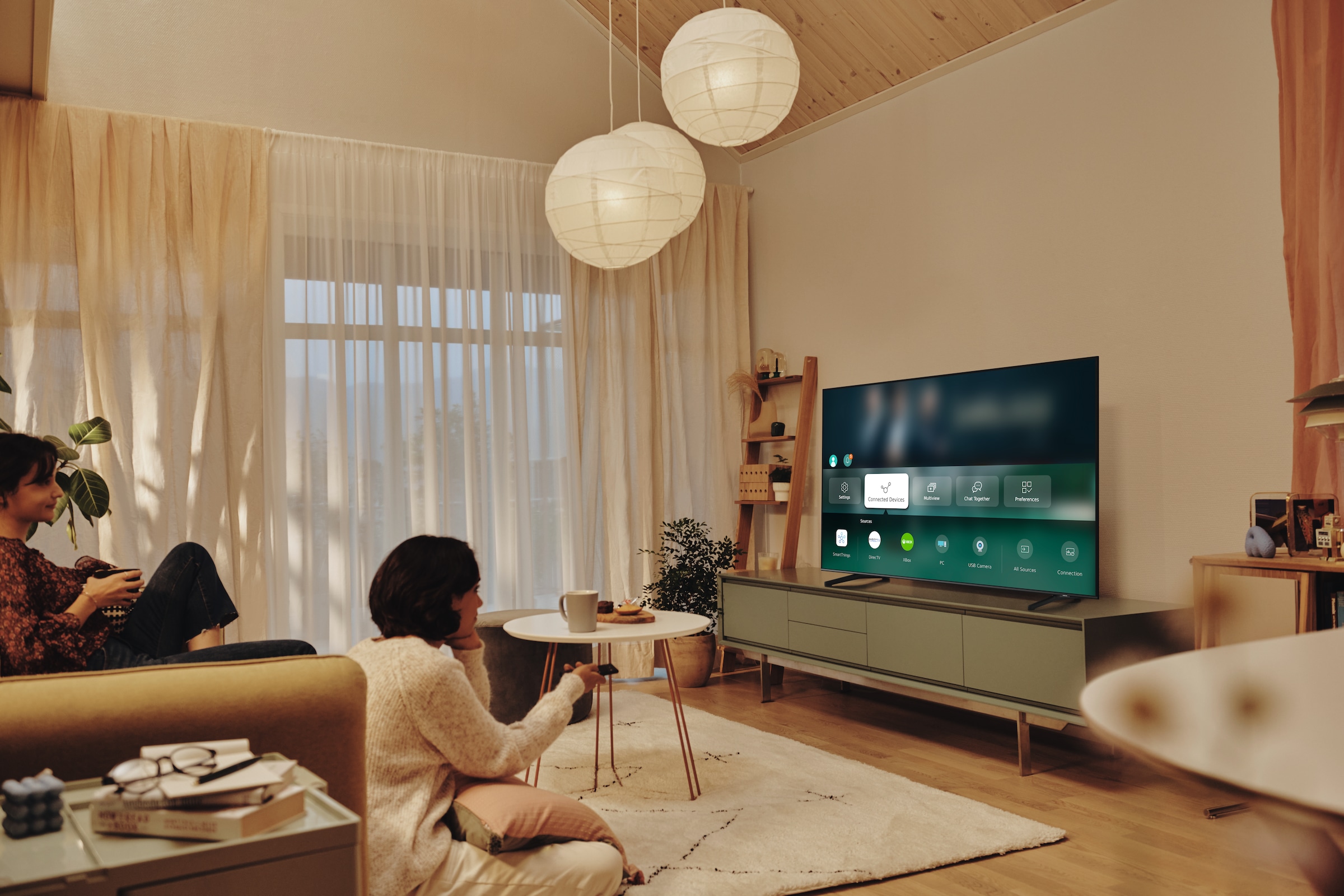 Samsung LED-Fernseher »85" Crystal UHD 4K BU8079 (2022)«, 214 cm/85 Zoll, 4K Ultra HD, Smart-TV, Crystal Prozessor 4K,HDR,Motion Xcelerator