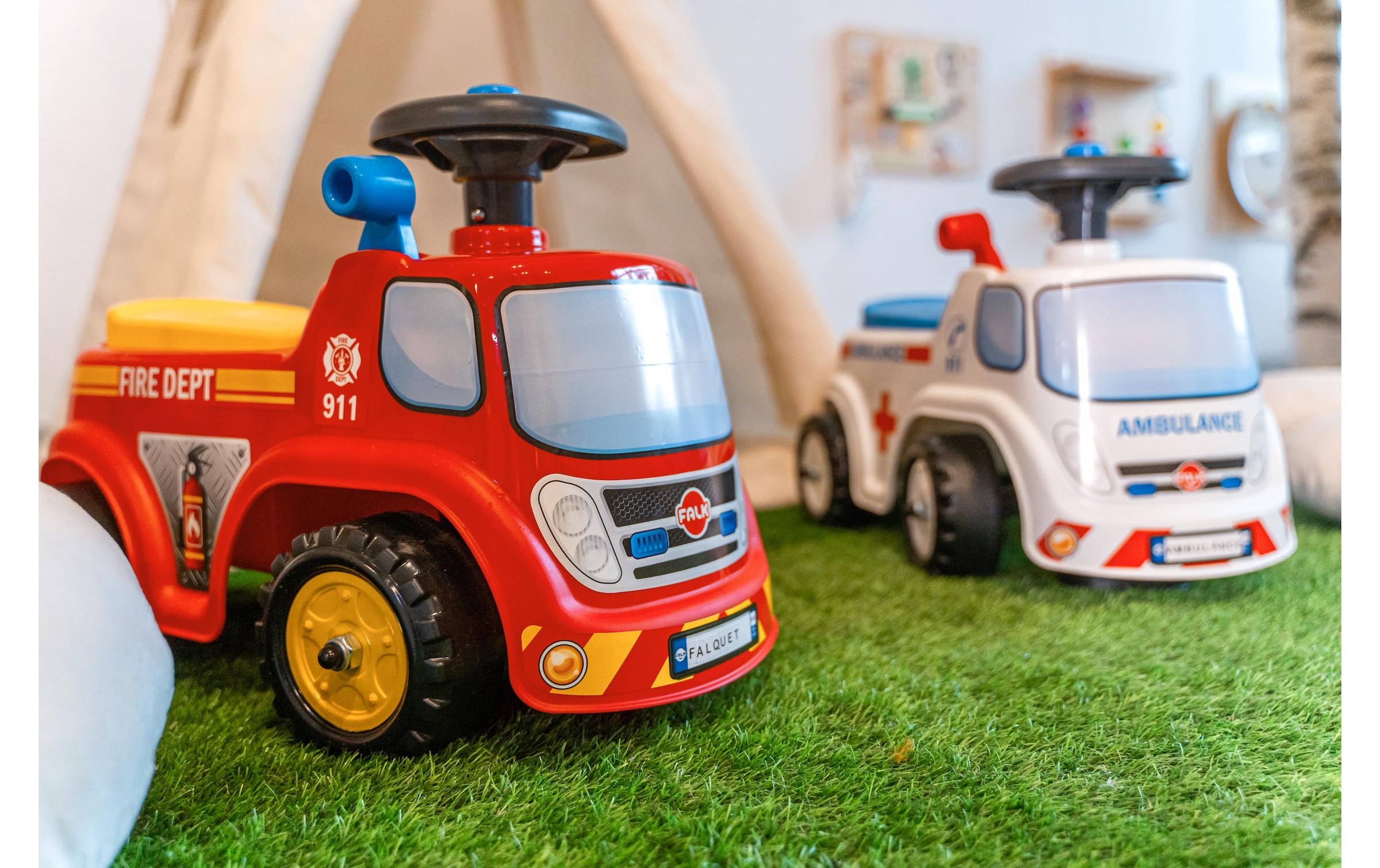 Falk Rutscherauto »Rutschfahrzeug Rutscher Feuerwehr«