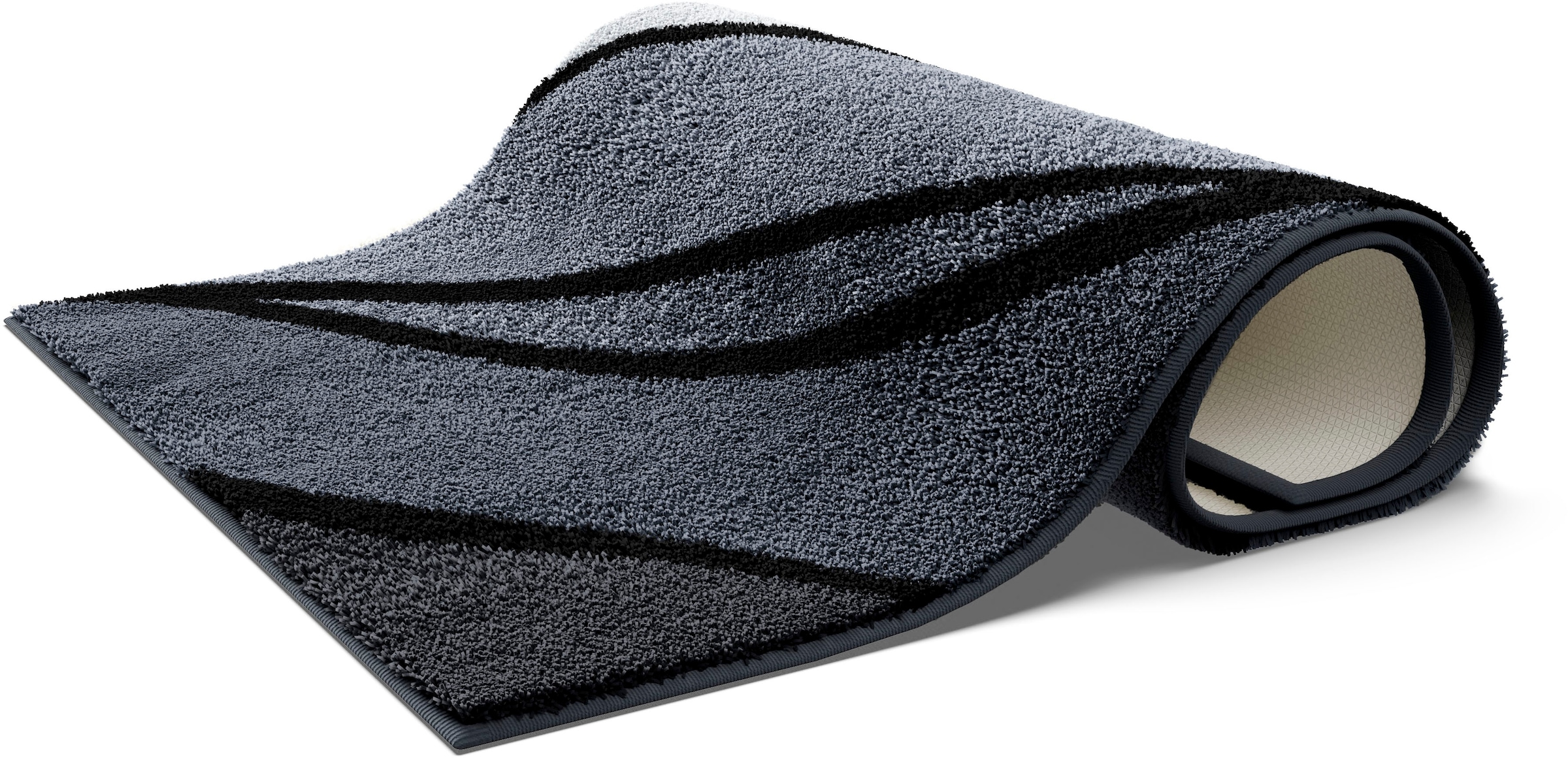 Grund Badematte »Belize, Badvorleger, Badezimmer Teppich, sehr weich«, rutschhemmend beschichtet, schnell trocknend-fussbodenheizungsgeeignet, weiche Haptik, auch als 3 teiliges Set erhältlich, Made in Europe