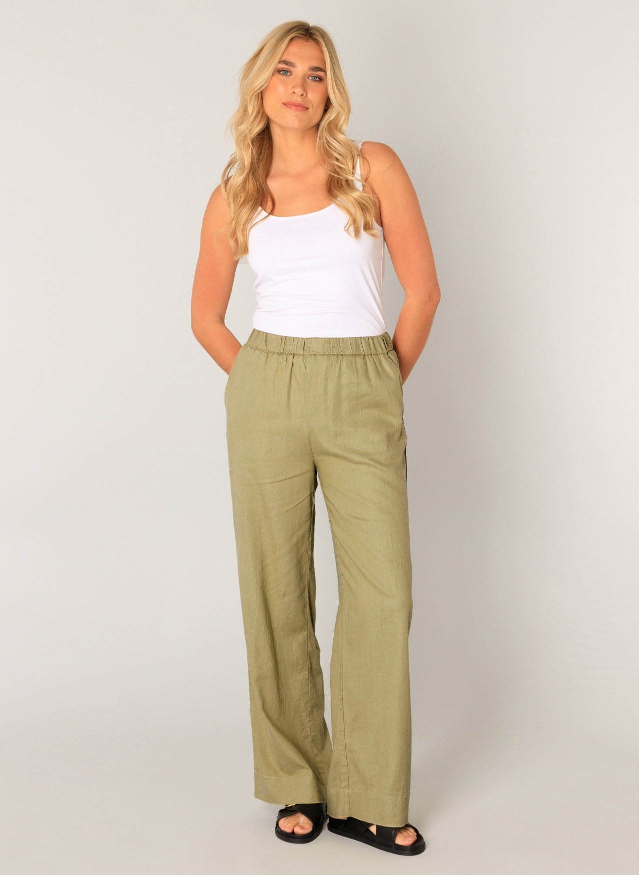 Base Level Leinenhose »Yul«