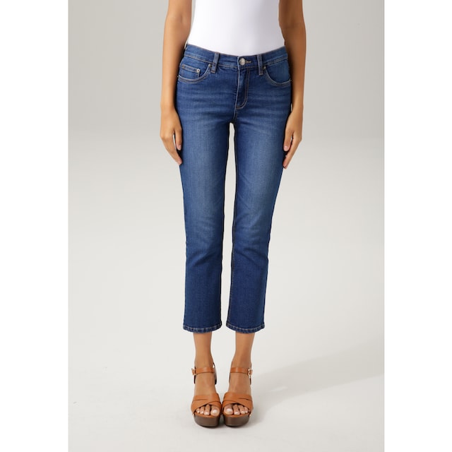 Top-Kundenbetreuung Aniston CASUAL Bootcut-Jeans, trendiger | Jelmoli-Versand 7/8-Länge kaufen online in