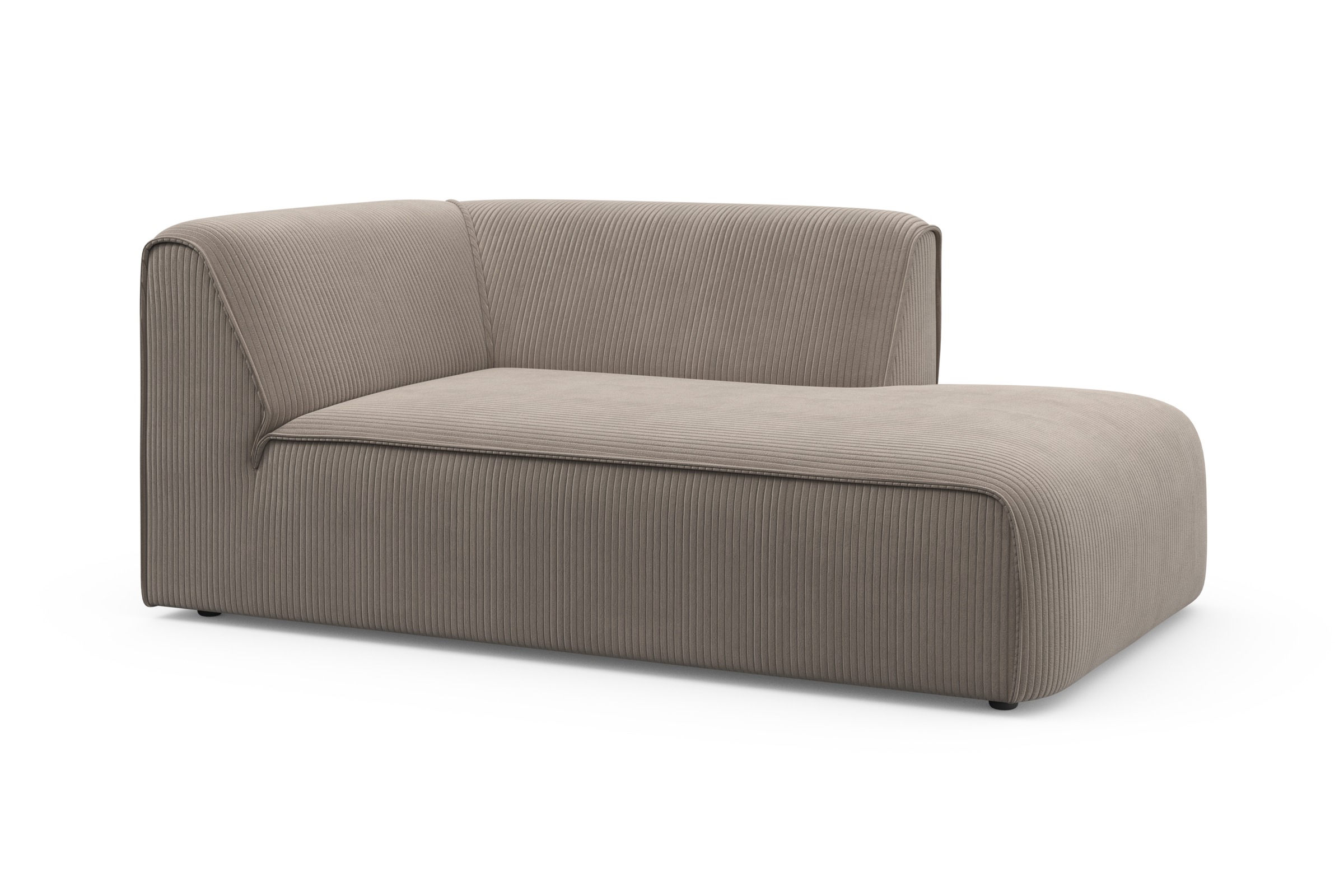 RAUM.ID Ottomane »Merid Chaiselongue, Masse B/T/H: 100/162/70 cm«, als Modul oder separat verwendbar, für individuelle Zusammenstellung