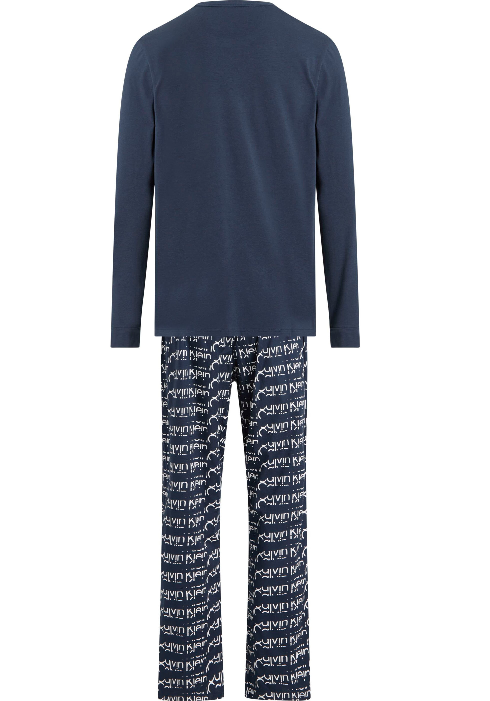 Calvin Klein Schlafanzug »L/S PANT tlg.), online geradem bestellen Bein mit Jelmoli-Versand (2 | SET«