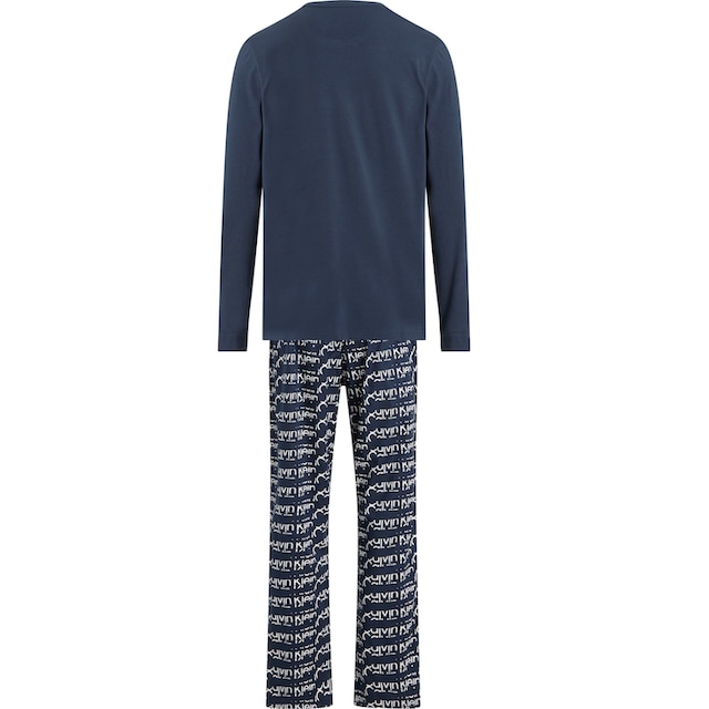Calvin Klein Schlafanzug »L/S Bein mit PANT tlg.), (2 | bestellen SET«, Jelmoli-Versand online geradem