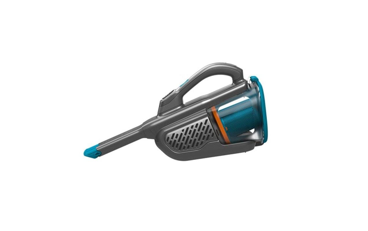 Black + Decker Akku-Handstaubsauger »36Wh 18V Lithium Titanium, Silberfarben, Blau«