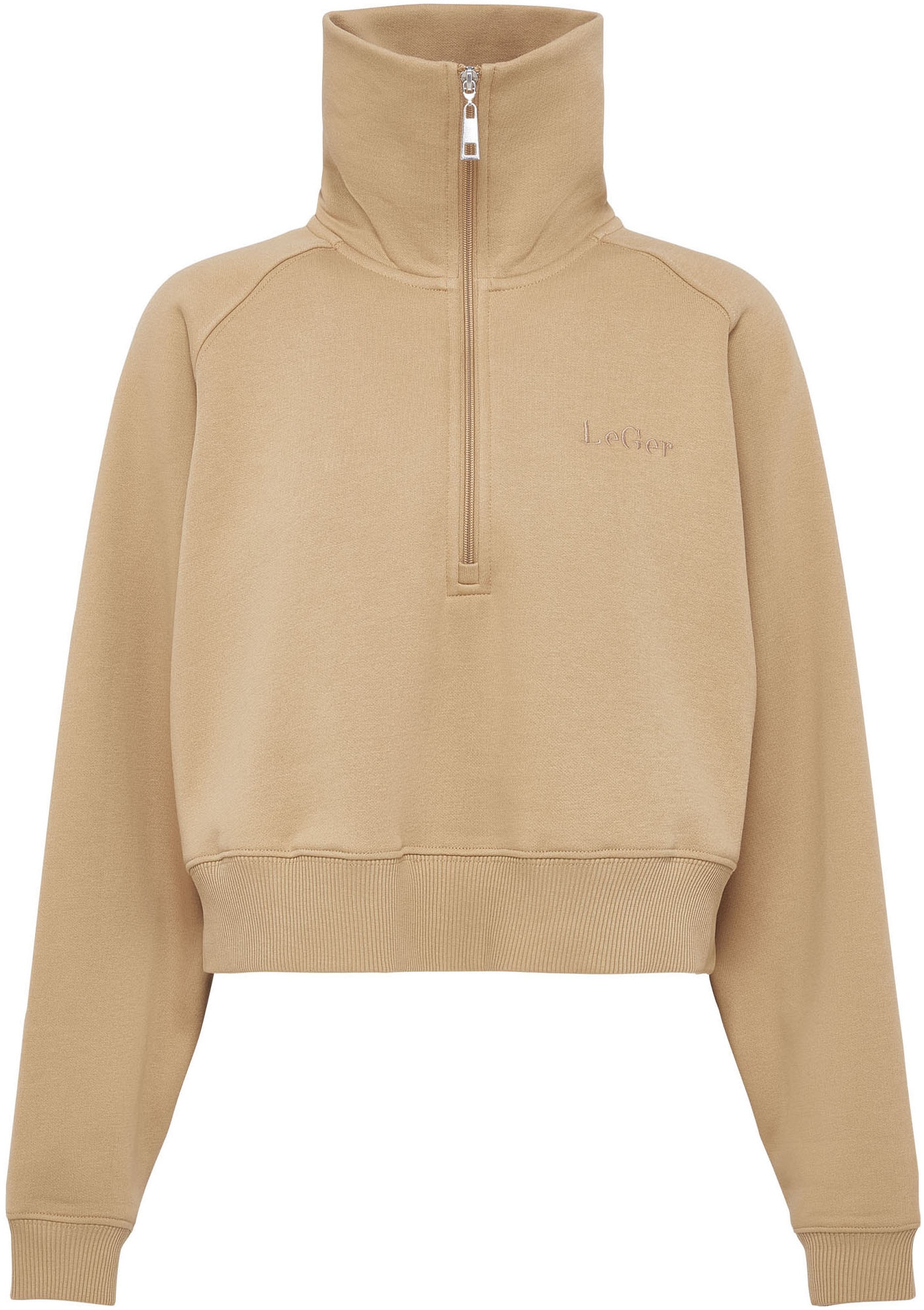 LeGer Sweatshirt »Meret, LeGer by Lena Gercke«, cropped, mit Stehkragen