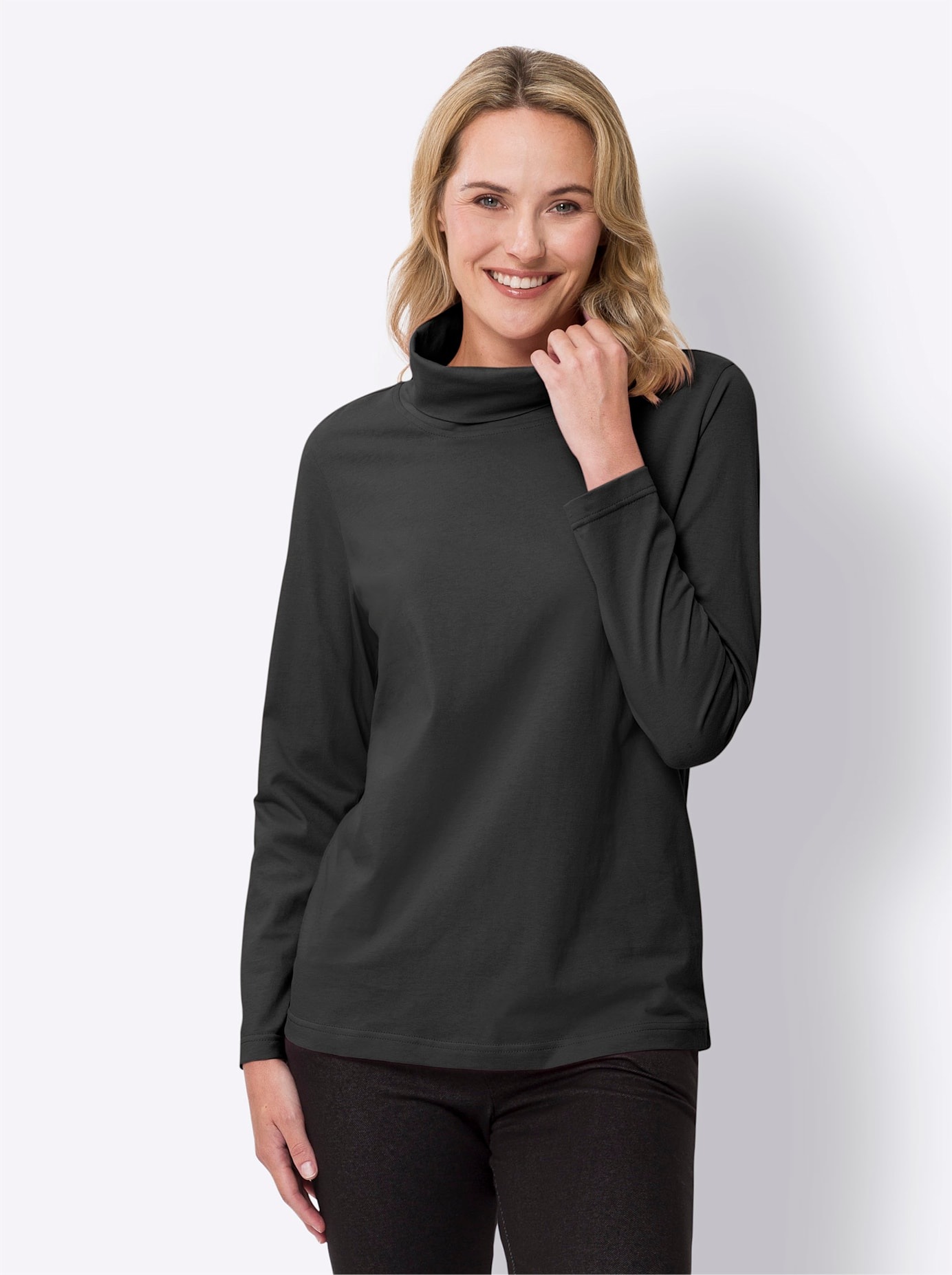 Classic Basics Rollkragenshirt »Rollkragen-Shirt« 1 Stk.