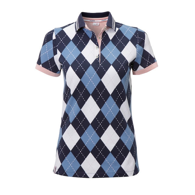 KangaROOS Poloshirt, mit trendigem Rauten-Alloverdruck online kaufen bei  Jelmoli-Versand Schweiz