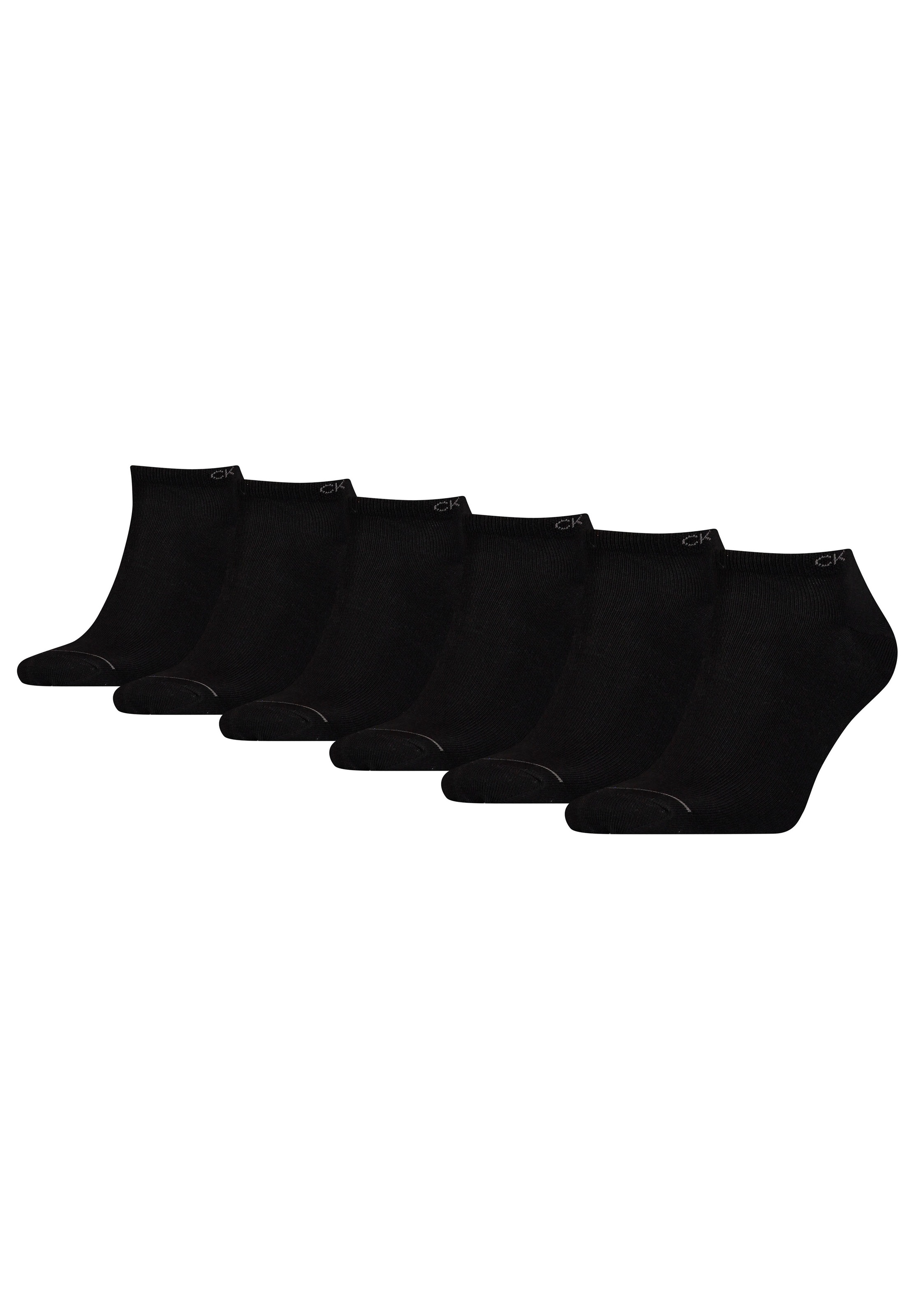 Calvin Klein Sneakersocken 6 Stk. tlg. mit eingestricktem Logo im Bund