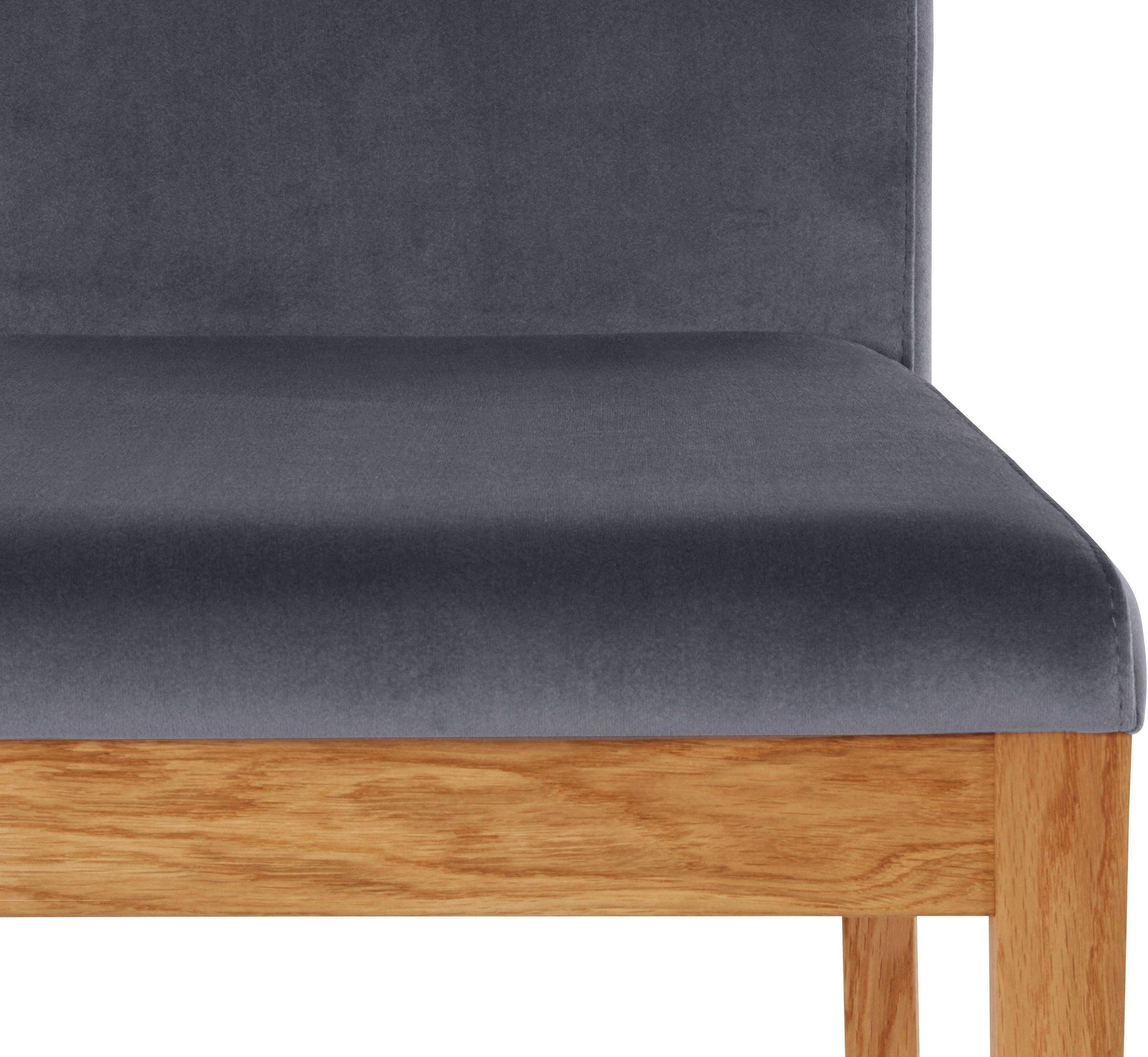 Home affaire Stuhl »Dendres«, (Set), 2 St., Luxus-Microfaser