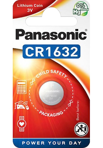 Panasonic Batterie »1 Stck Coin Lithium - CR1632«, CR1632, 3 V, (1 St.) kaufen