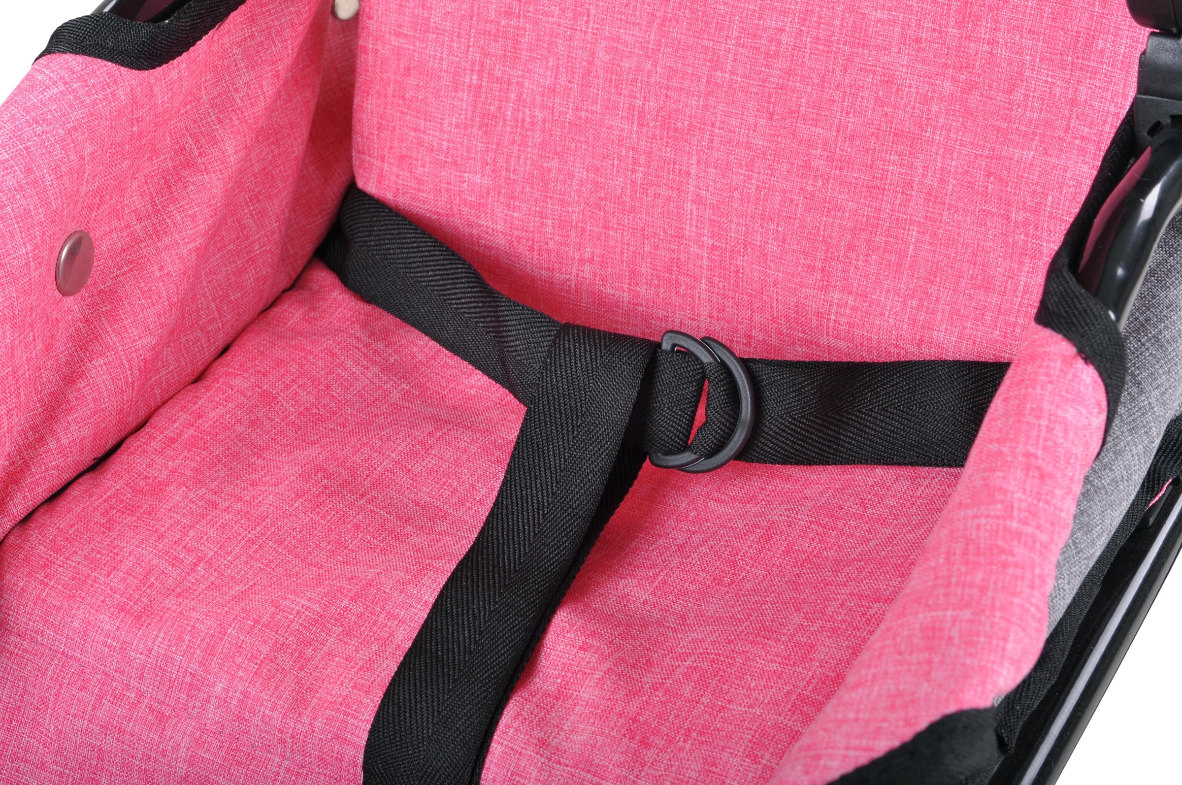 Knorrtoys® Kombi-Puppenwagen »Ruby - Jeans Grey«, mit Wickeltasche