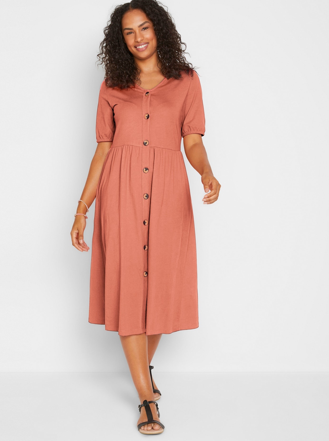 Inspirationen Sommerkleid »Baumwoll-Kleid«
