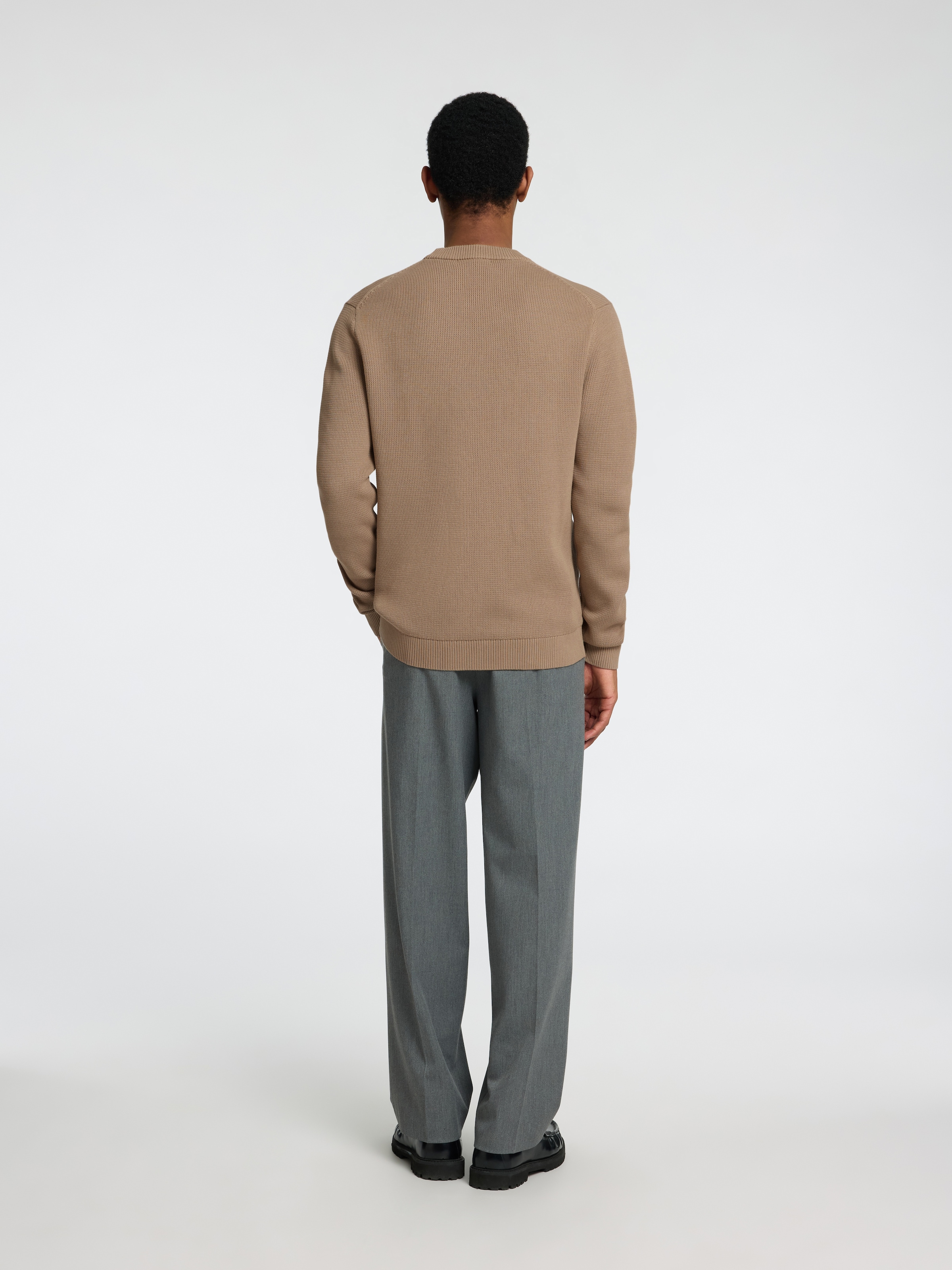 SELECTED HOMME Rundhalspullover »SLHDANE LS KNIT STRUCTURE CREW NECK NOOS«