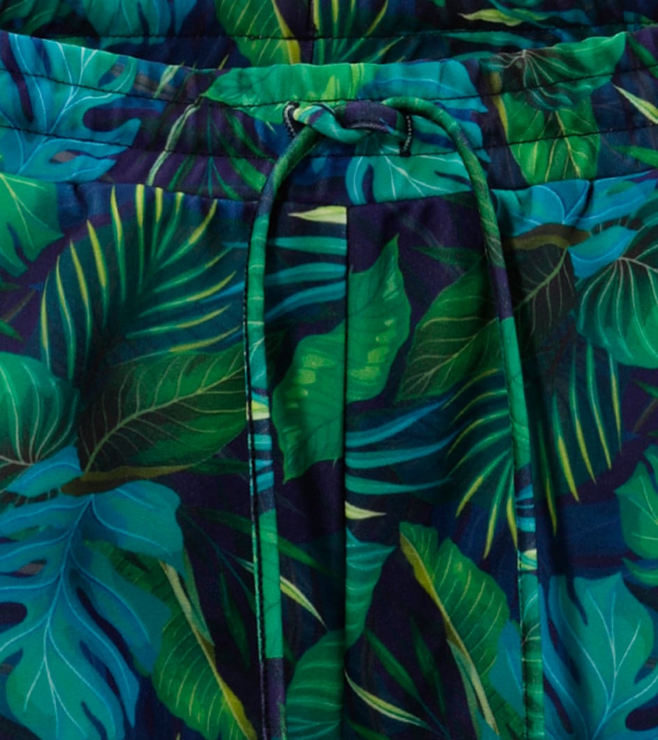 Aniston SELECTED Schlupfhose, mit grossflächigem und abstraktem Blättermuster