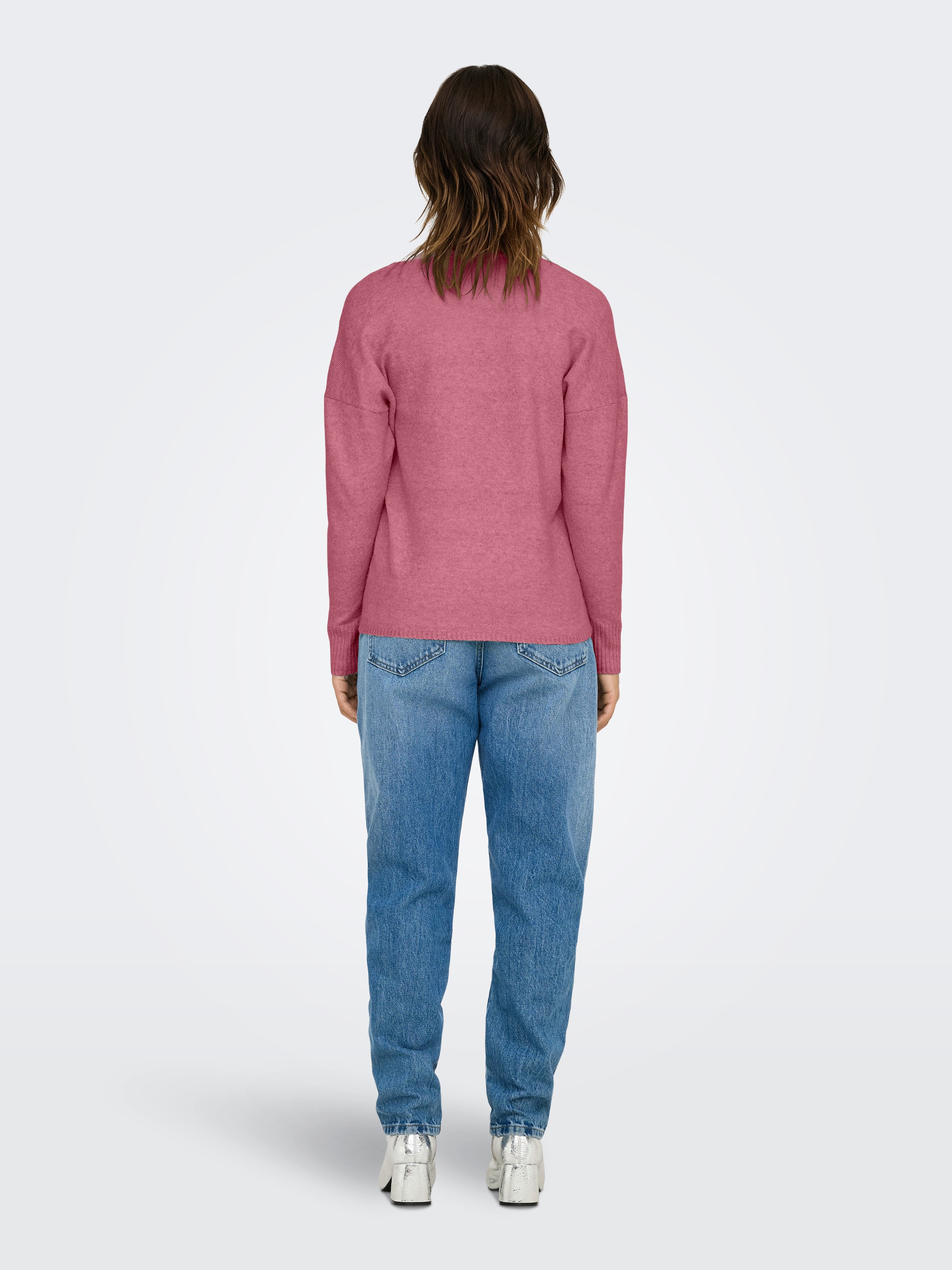 ONLY V-Ausschnitt-Pullover »ONLRICA LIFE L/S V-NECK PULLO KNT NOOS«, mit V-Ausschnitt
