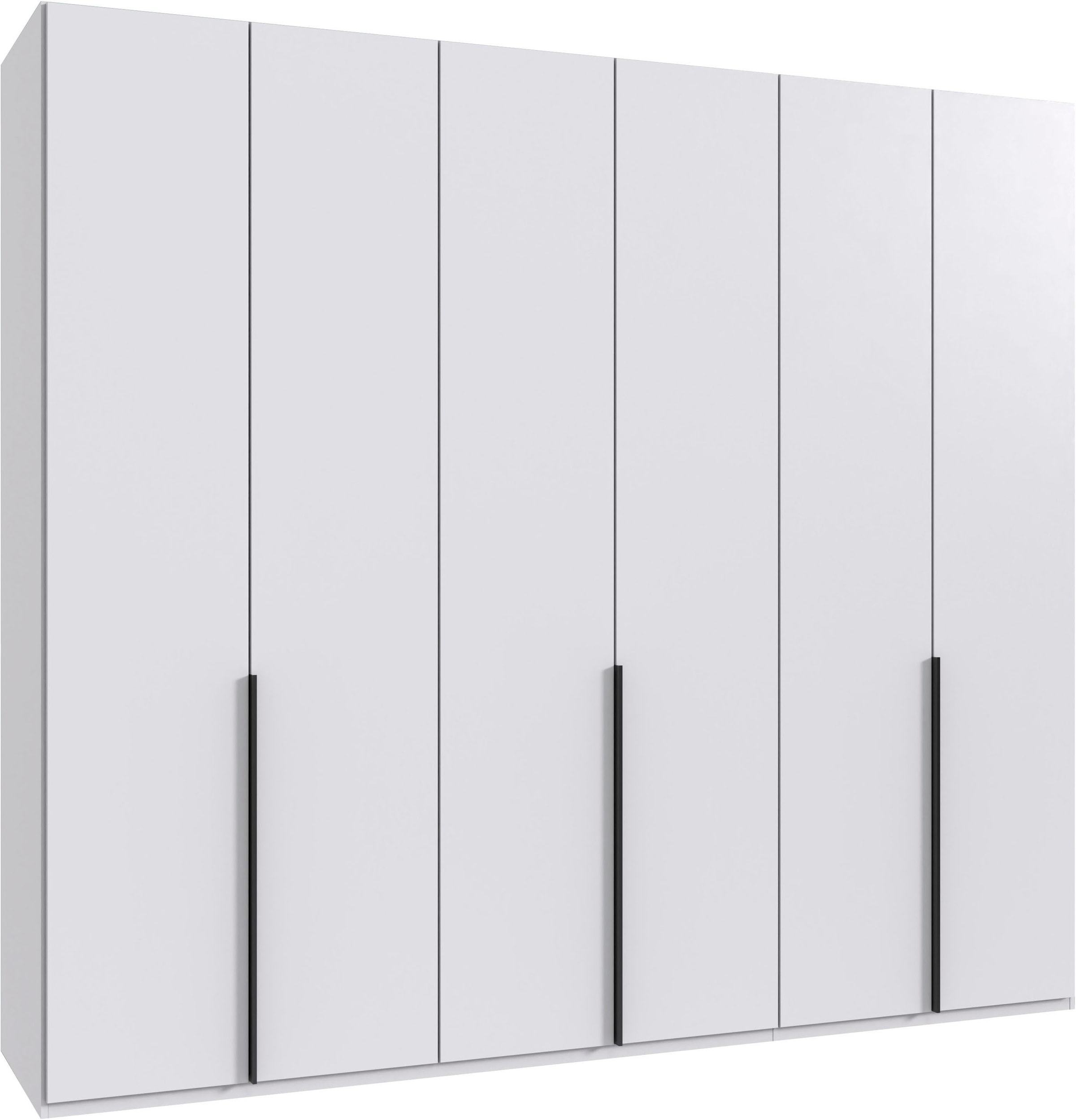 Wimex Kleiderschrank »Mugano,in 5 Breiten,2 Höhen,2 Tiefen, viele Farben, Made in Germany« in Basic oder Premium Ausstattung, mit langen Griffen aus Metall, mit oder ohne Spiegel
