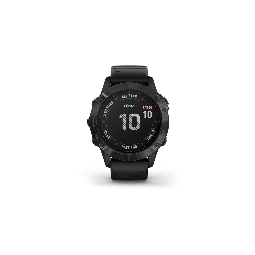 Garmin Smartwatch »fenix 6 Pro Schwarz«