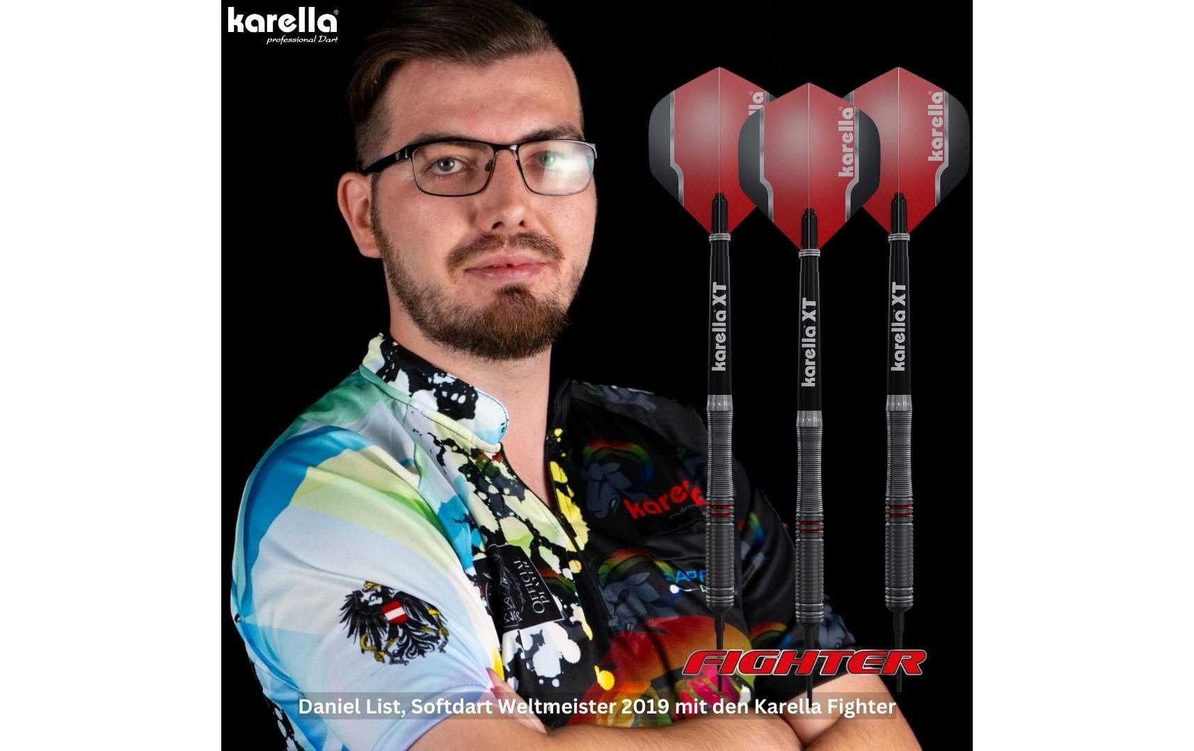 Karella Dartpfeil »Softdart Fighter 20g, 3 Stück«