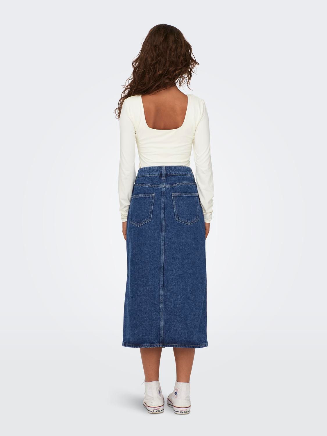 ONLY Jeansrock »ONLBIANCA MIDI SKIRT DNM REA NOOS«