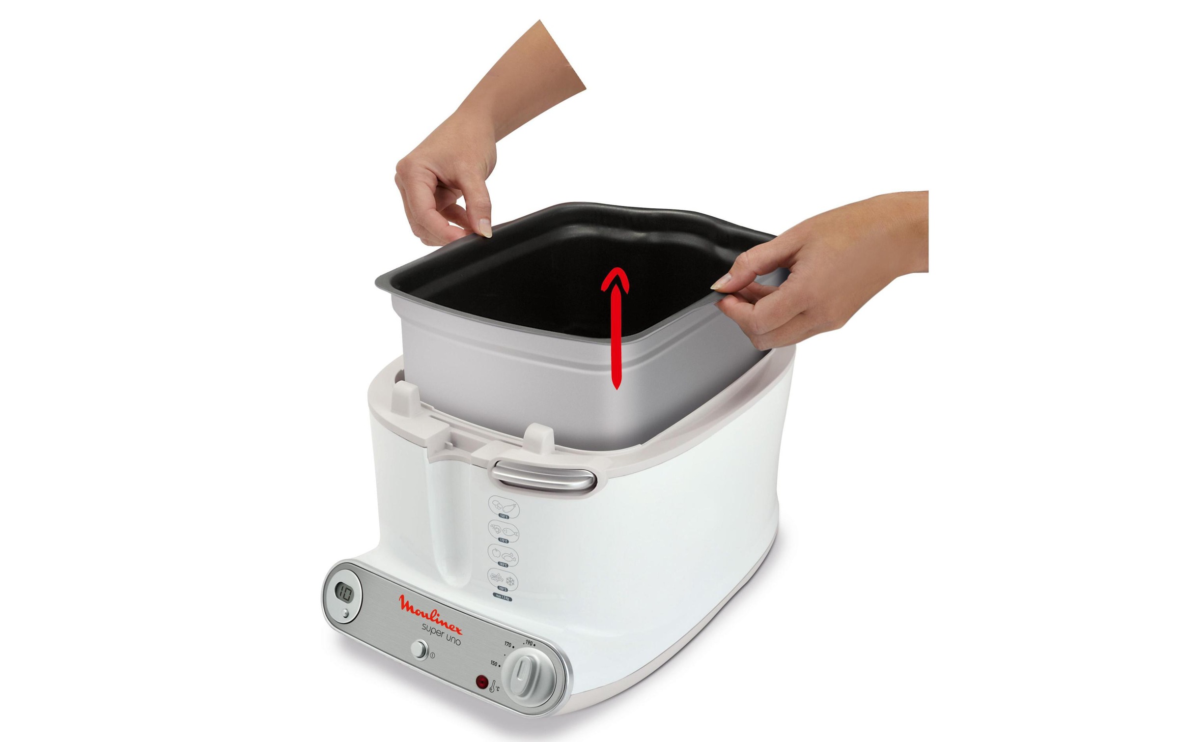 Moulinex Fritteuse »Super UNO AM3021, 1.5 kg«, 1800 W, Fassungsvermögen 2,2 l