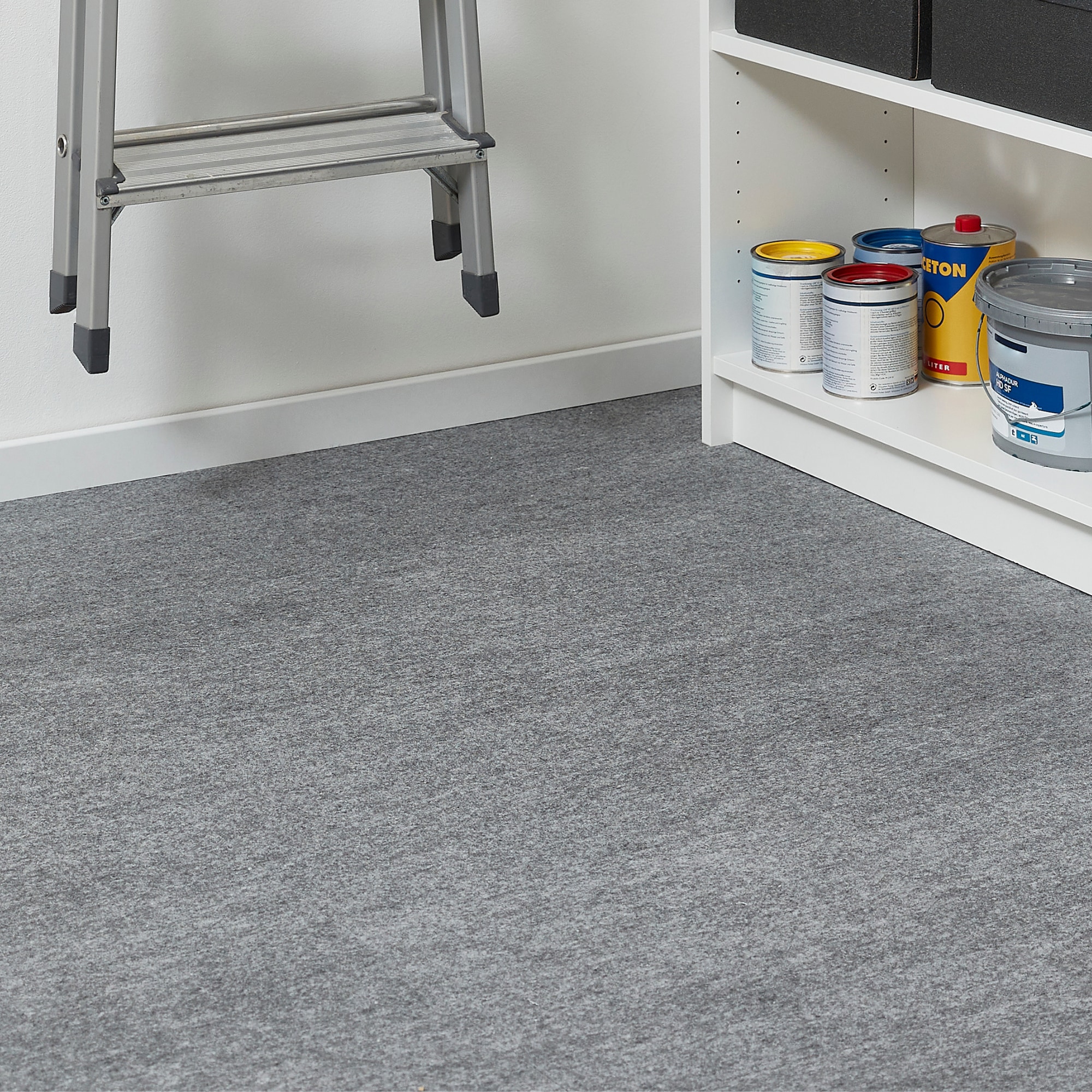 Andiamo Teppichfliese »Skandi, selbstklebend«, rechteckig, 4 mm Höhe, 40x40 cm, 25 Stück (4 qm), 50 Stück (8 qm) oder 100 Stück (16 qm)