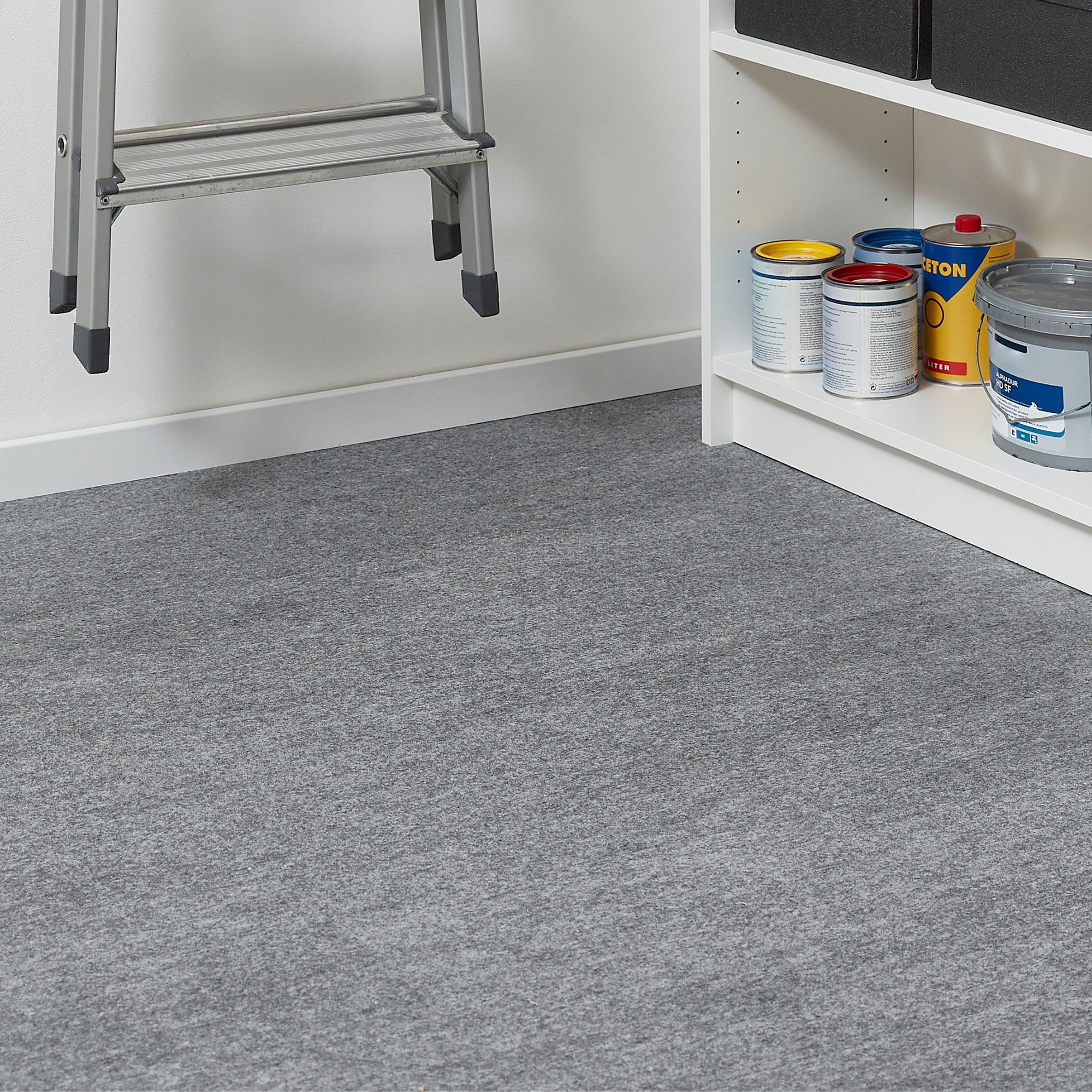 Andiamo Teppichfliese "Skandi, selbstklebend, Gesamthöhe 4 mm" rechteckig 40x40 cm, 25 Stück (4 qm), 50 Stück (8 qm) oder 100 Stück (16 qm)