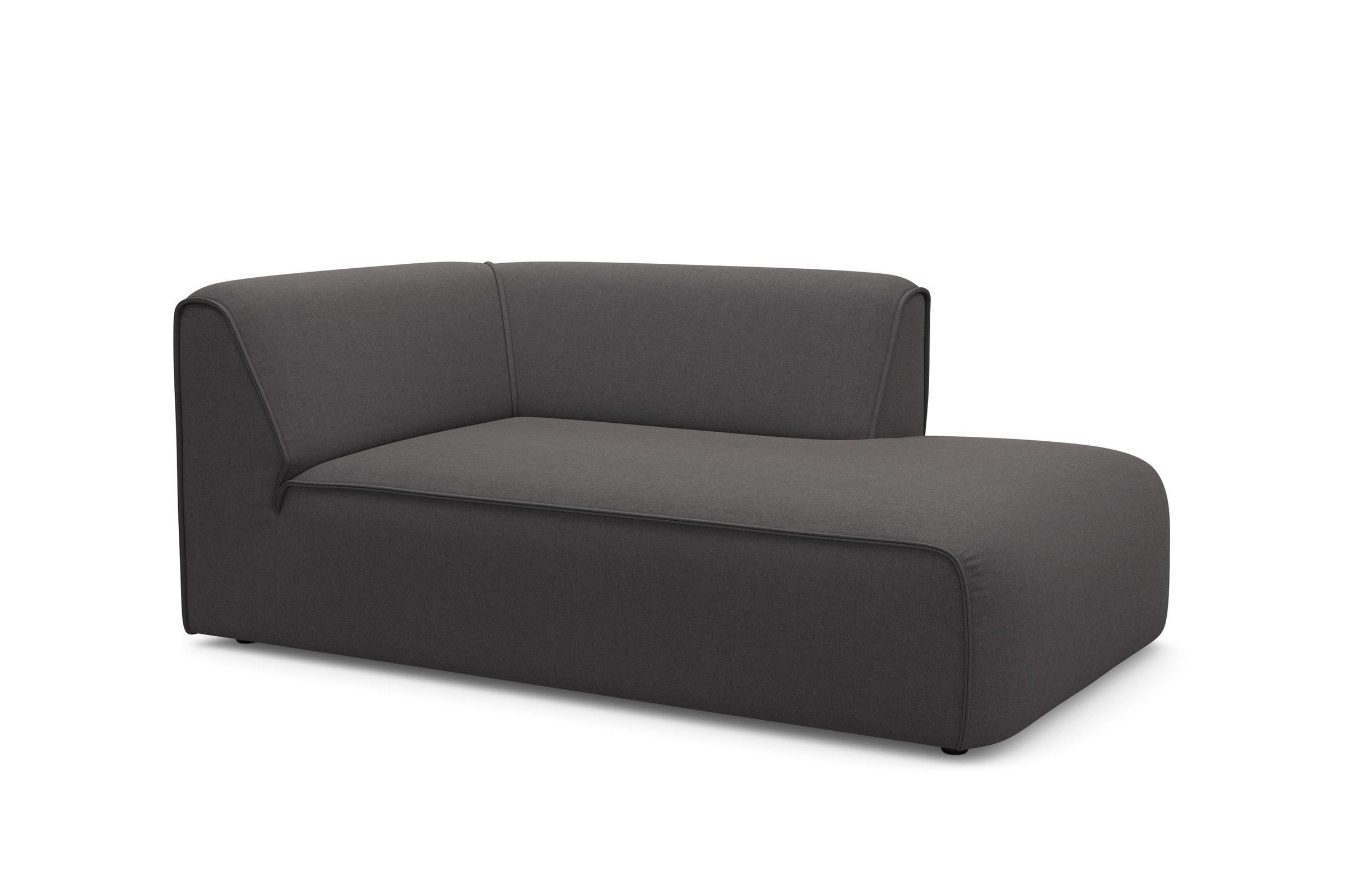 RAUM.ID Ottomane »Merid Chaiselongue, Masse B/T/H: 100/162/70 cm«, als Modul oder separat verwendbar, für individuelle Zusammenstellung