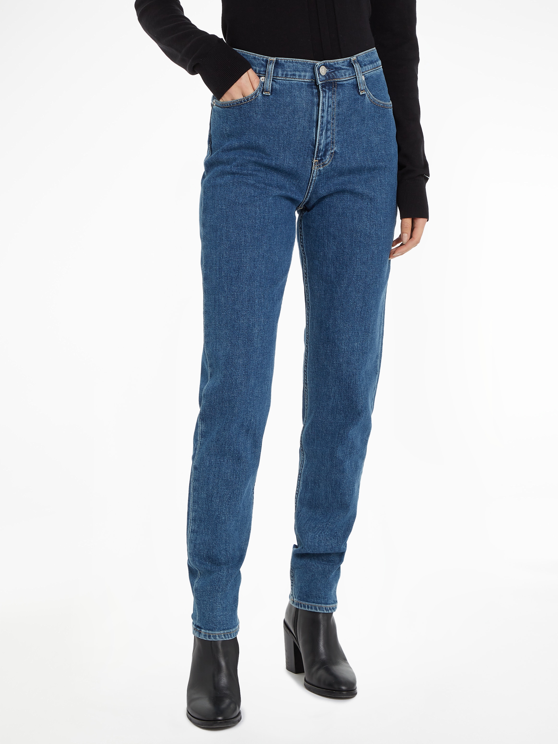 Calvin Klein Jeans Mom-Jeans »MOM JEAN«, im 5-Pocket-Style