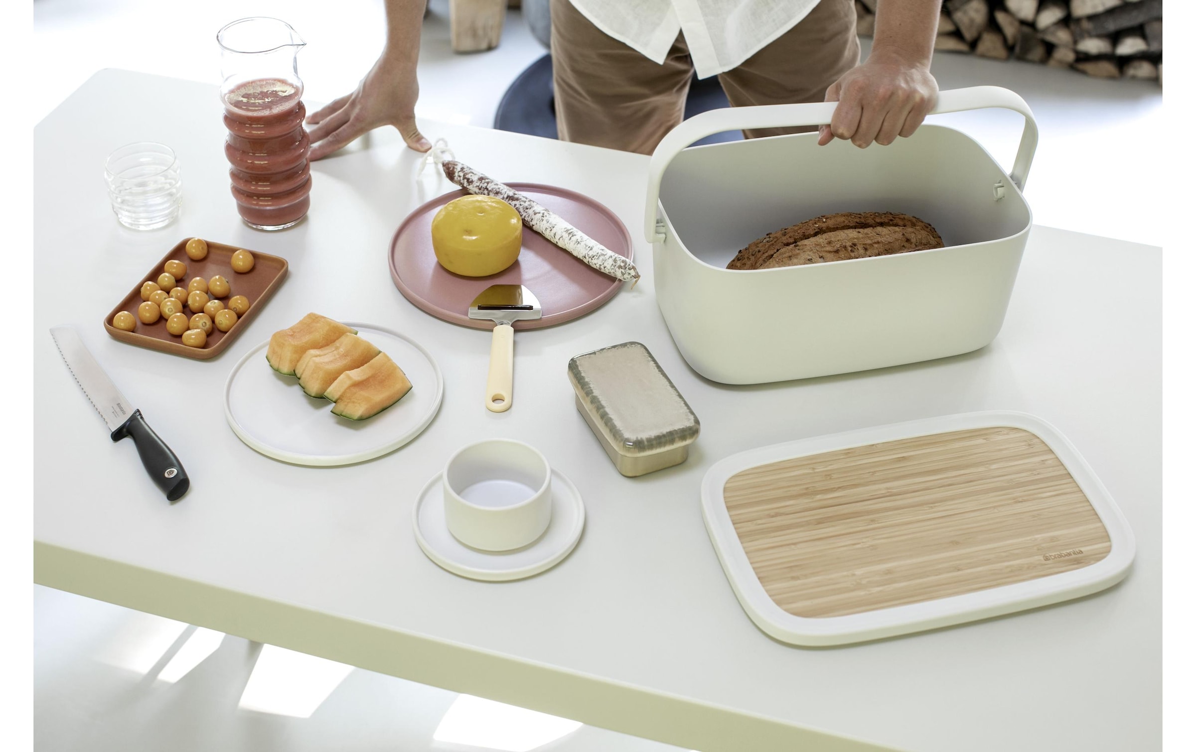 Brabantia Brotkasten »Nic«, (1 tlg.), Holzart: Bambus (China)