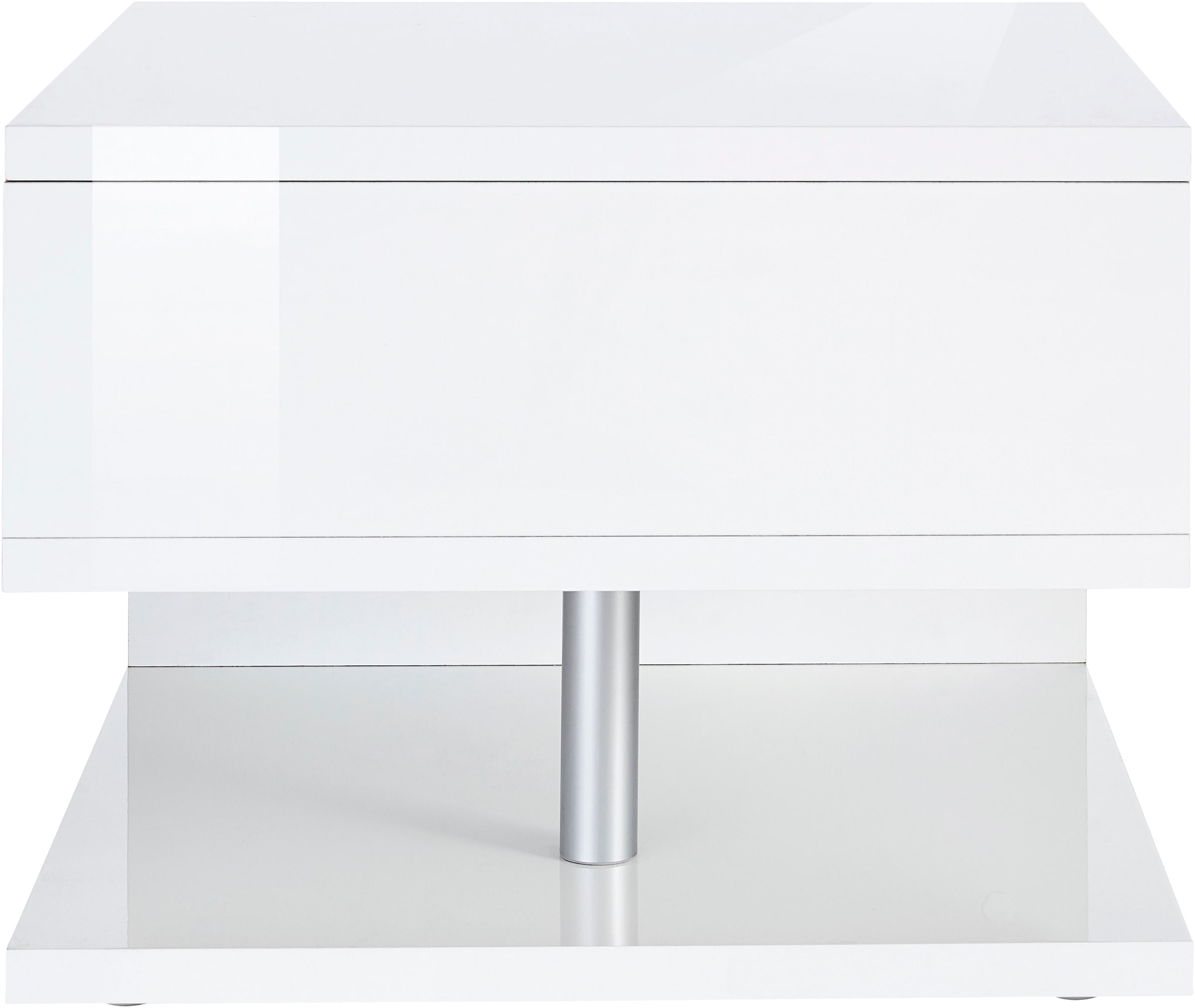 INOSIGN Couchtisch »ZETA- Kaffeetisch, Sofatisch, Wohnzimmertisch, Breite ca. 55 cm«, Made in Italy, mit Ablagemöglichkeit, 55x55 cm