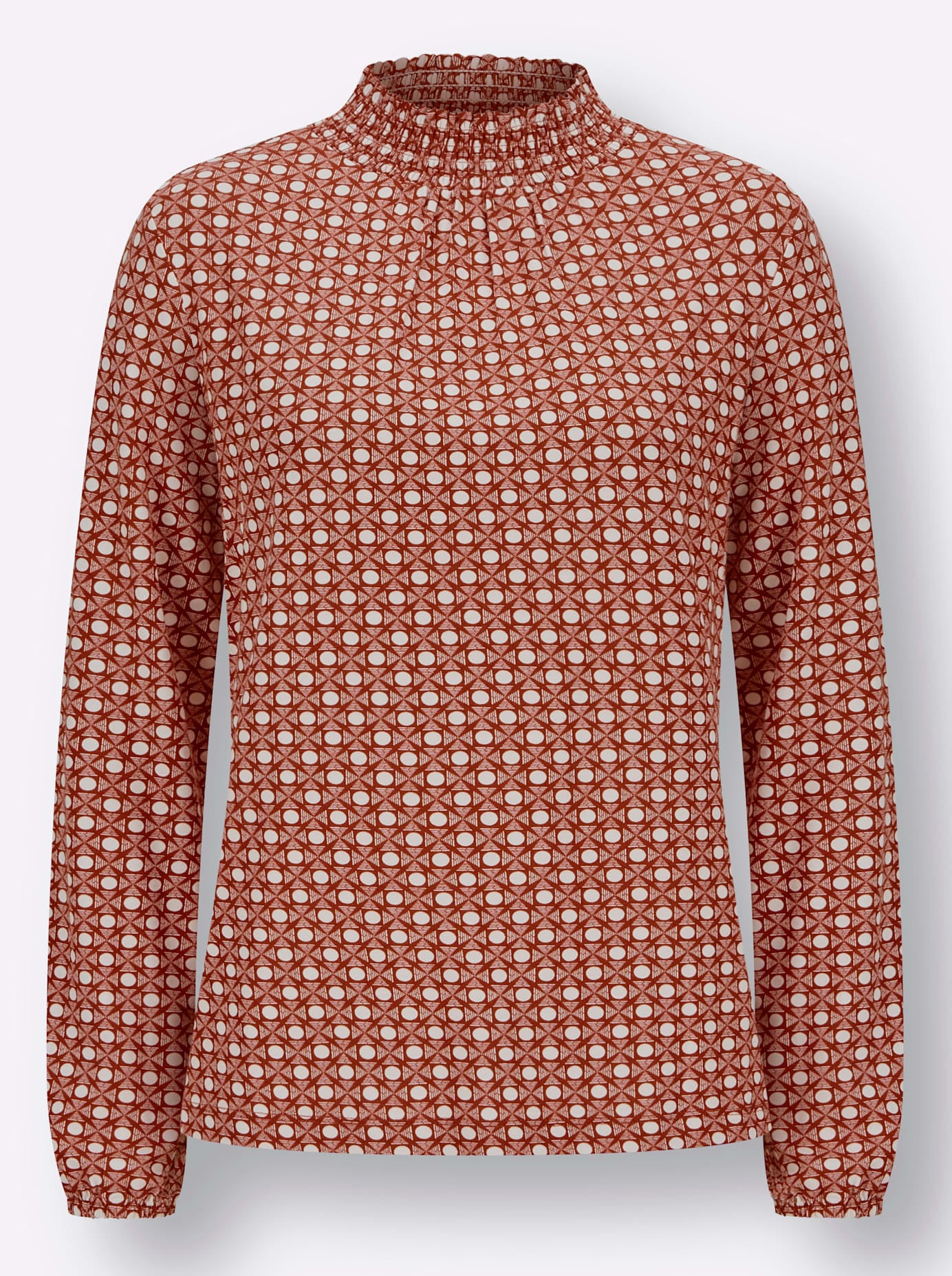 Inspirationen Langarmshirt »Stehkragen-Shirt«, (1 tlg.)