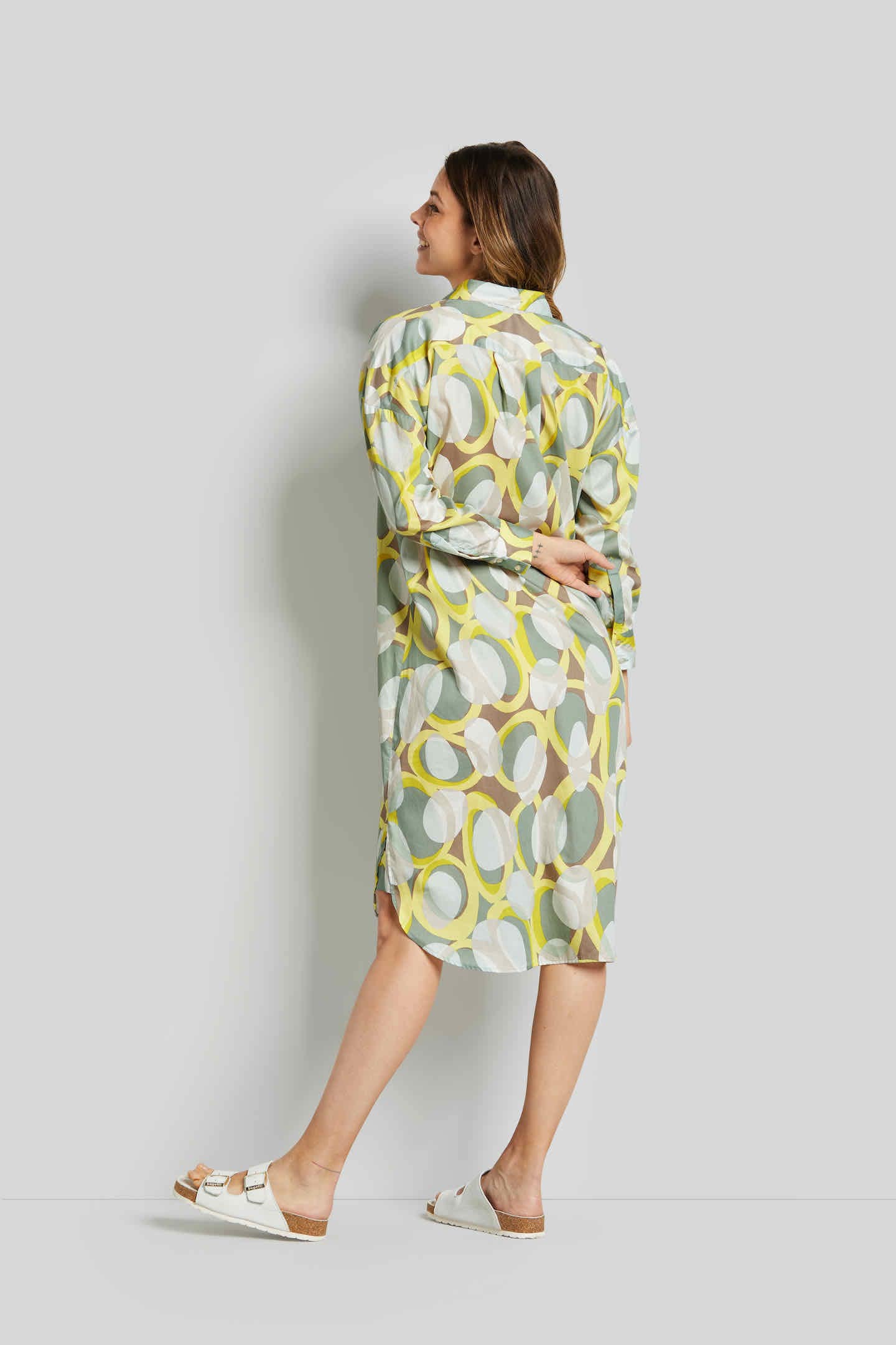 bei bugatti Schweiz aus reiner kaufen Hemdblusenkleid, Baumwolle Jelmoli-Versand online