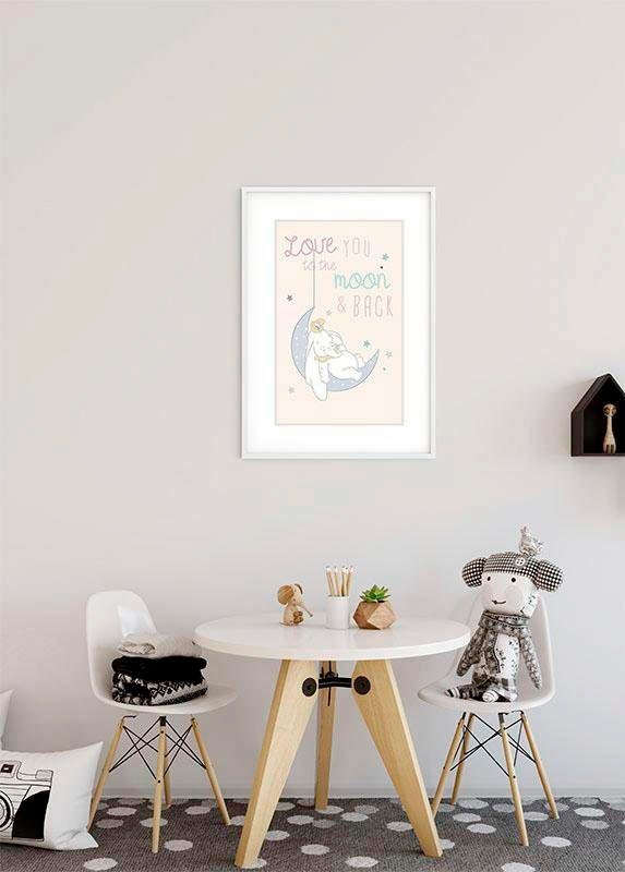 ✵ Komar Poster »Dumbo Moon«, ordern (1 Disney, | Schlafzimmer, St.), Wohnzimmer Kinderzimmer, online Jelmoli-Versand