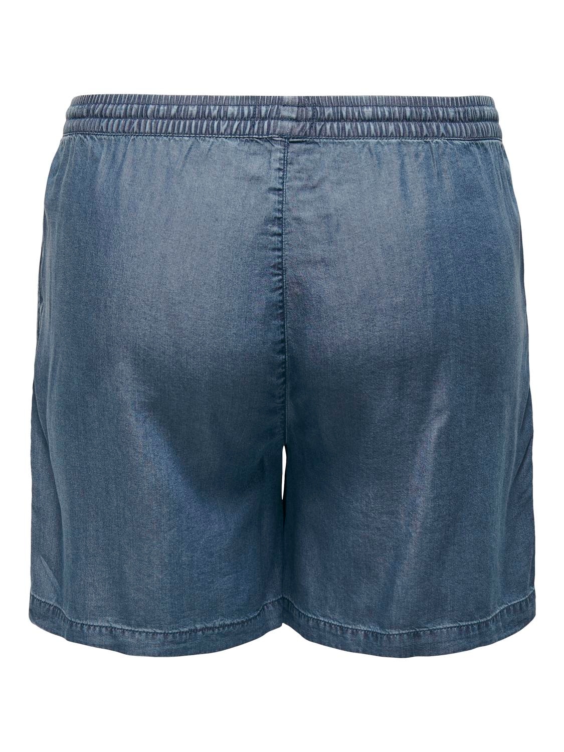 ONLY CARMAKOMA Shorts »CARPEMA LIFE LYOCELL DNM SHORTS YOK«, in Denim Optik