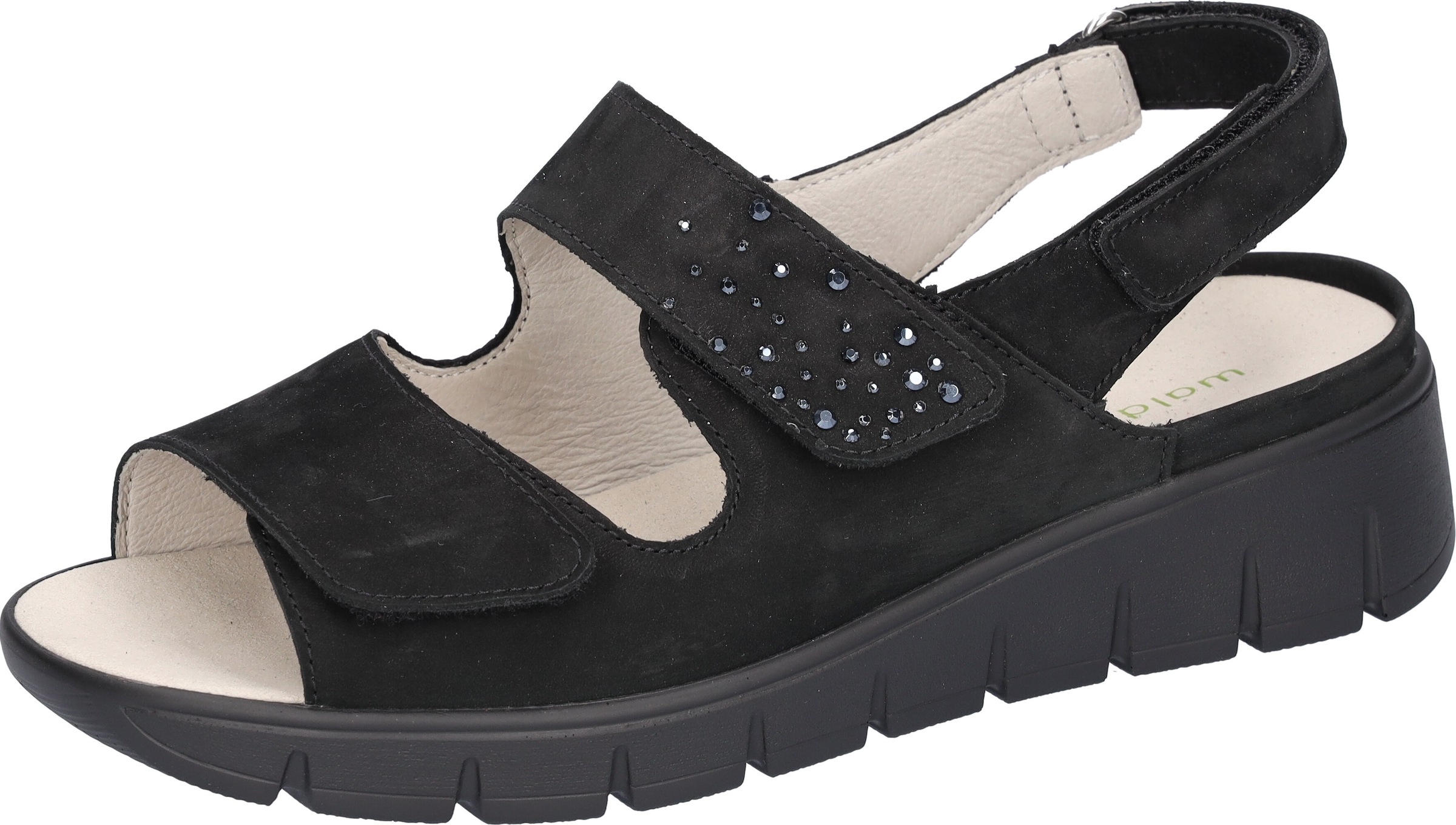 Waldläufer Sandale »M-Wiola« , Sommerschuh, Sandalette, Keilabsatz, in extraweiter Schuhweite M