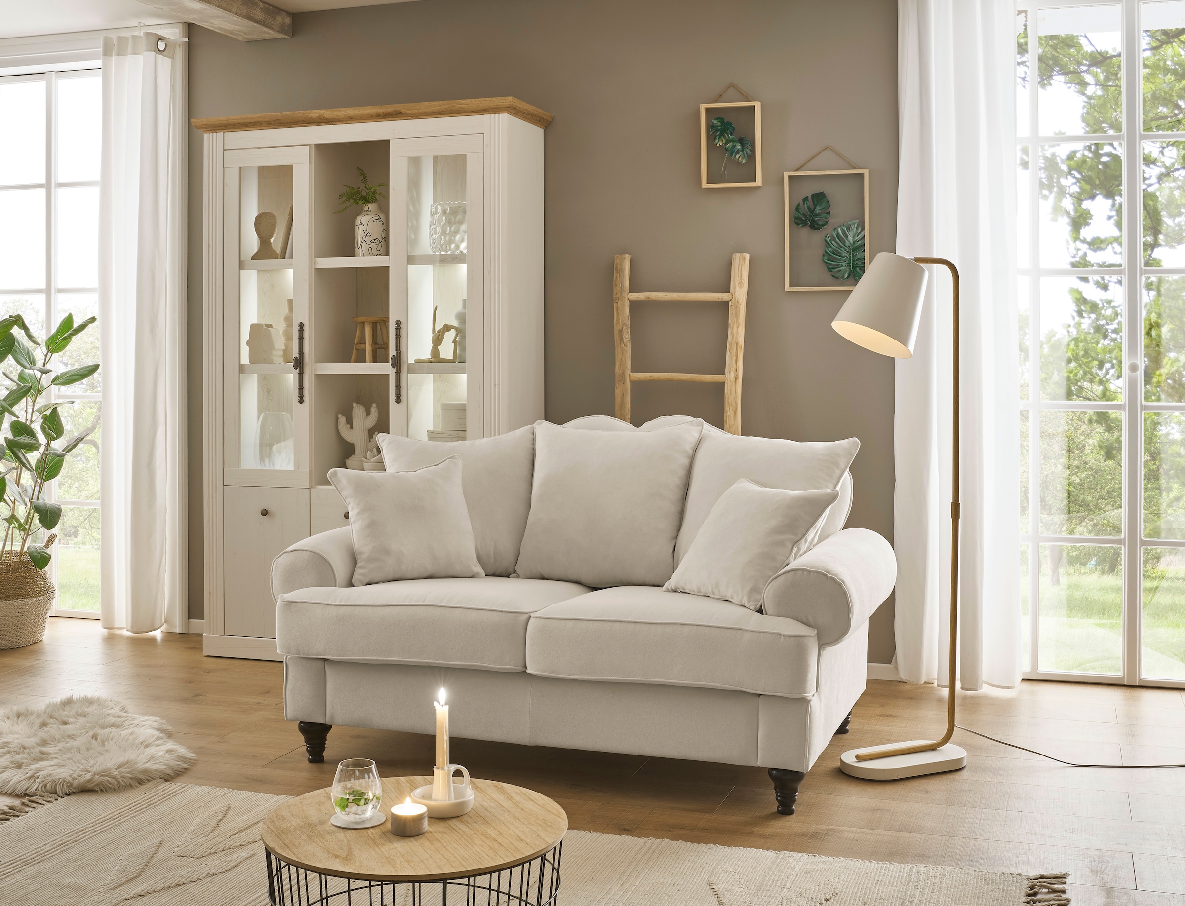Home affaire 2-Sitzer »WESTMINSTER«, mit Federkern-Polsterung