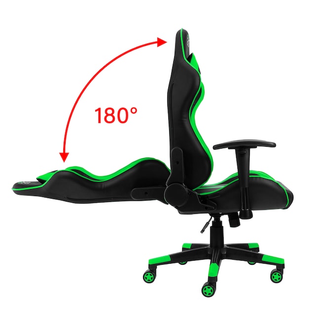 Schreibtischstuhl, für Jugendliche Kunstleder, | Bürostuhl, Jelmoli-Versand schwarz/grün, Gaming-Stuhl kaufen Erwachsene ergonomischer »\