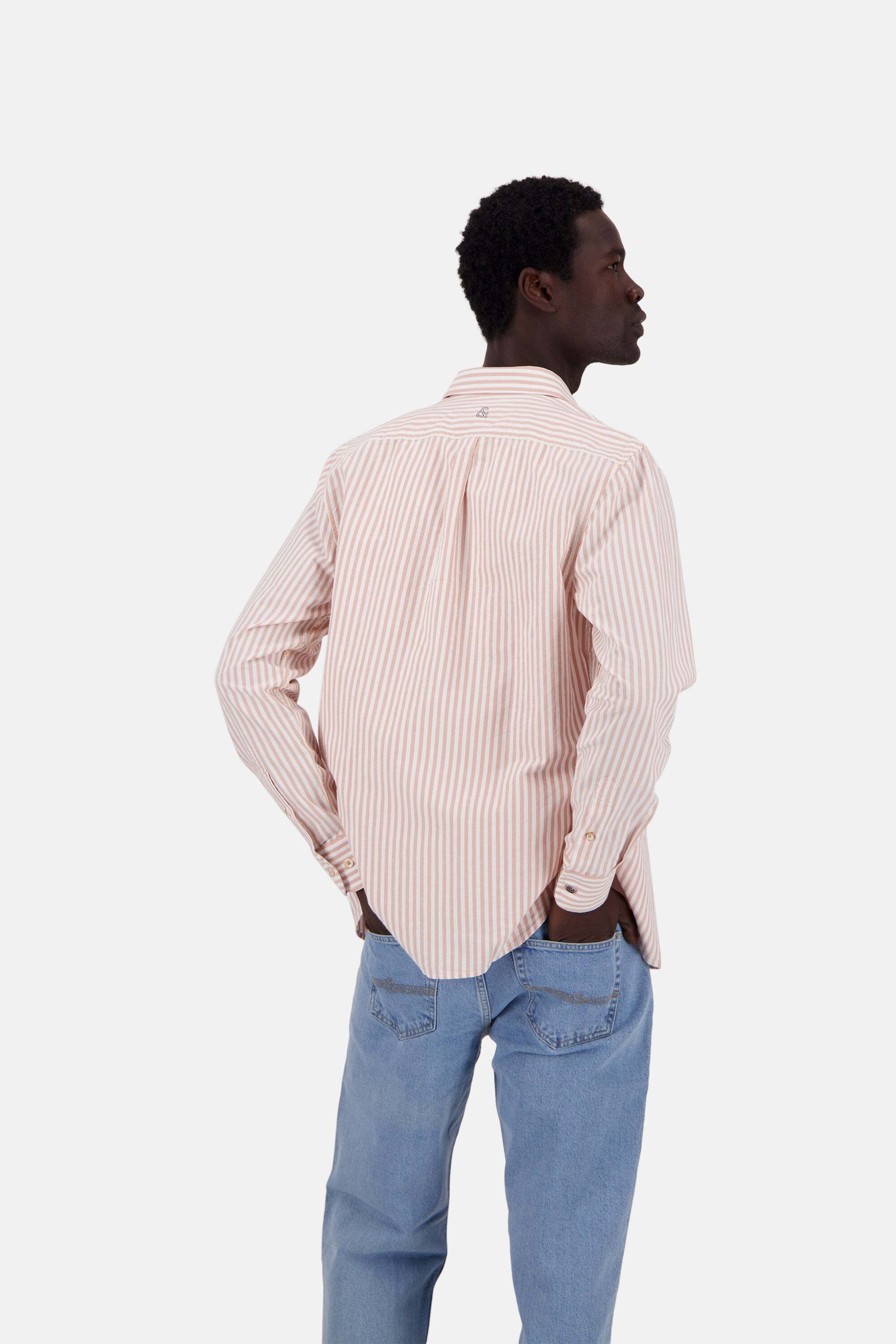 colours & sons Langarmhemd »colours & sons Langarmhemd Shirt-Soft Oxford Stripes«