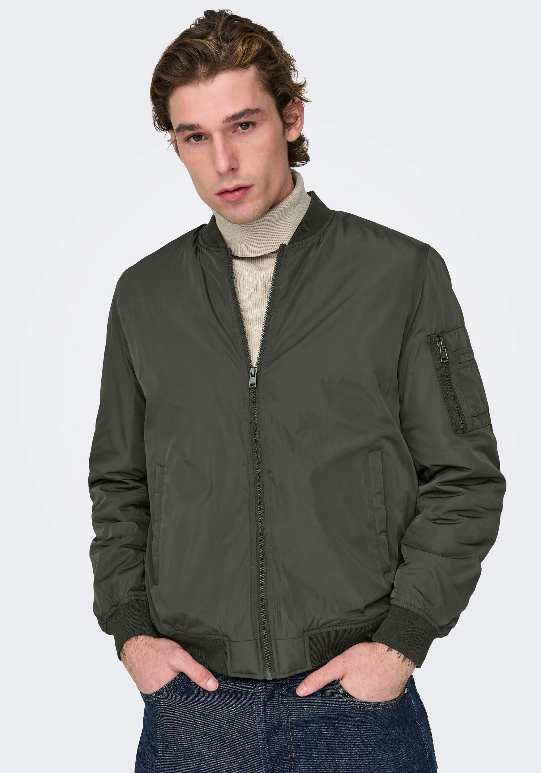 ONLY & SONS Bomberjacke »OS OSHUA BOMBER OTW VD«