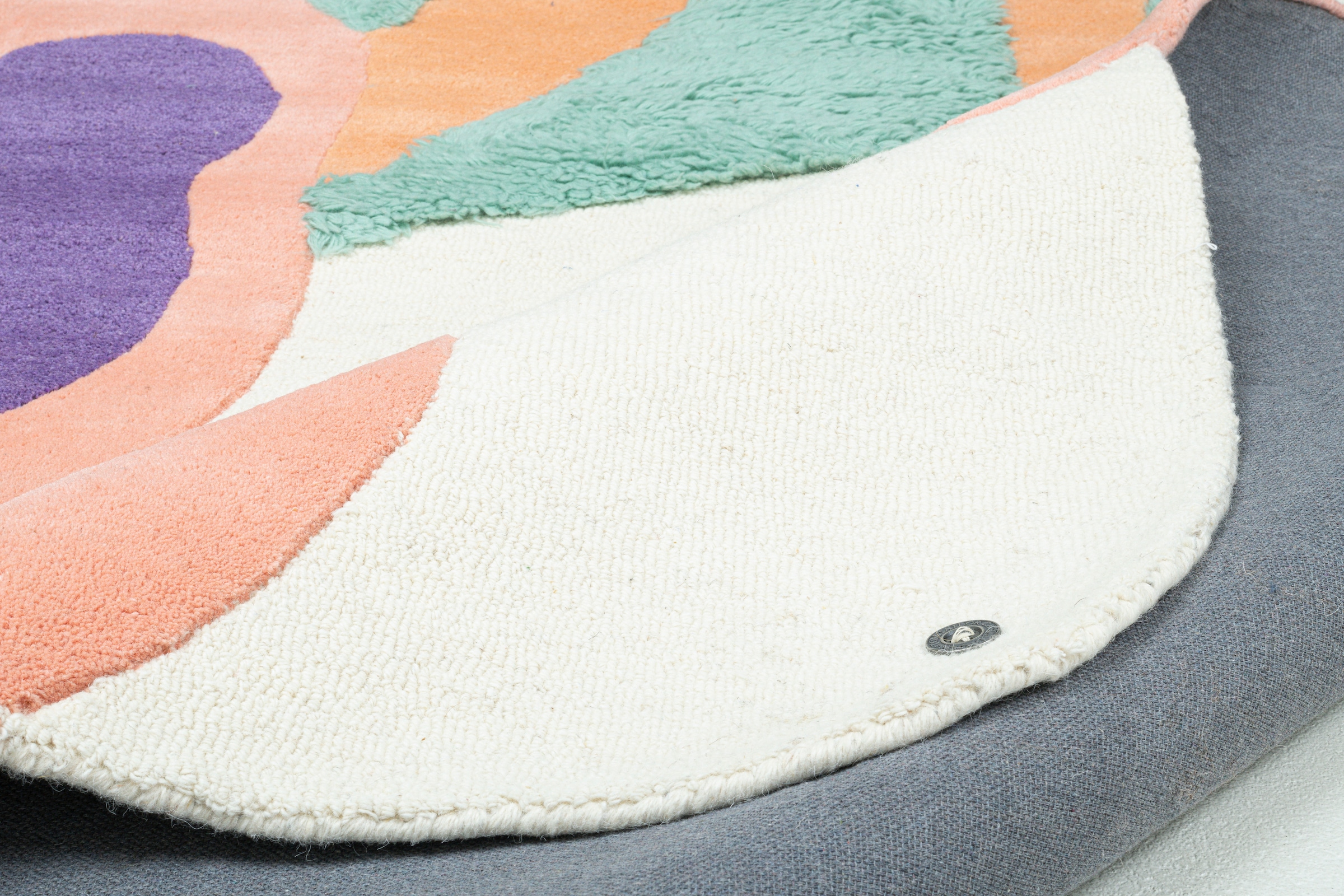 TOM TAILOR HOME Designteppich »Bings Colorful Poppy«, rechteckig, Kurzflor, reine Wolle, modernes Design, abstrakte Blumen