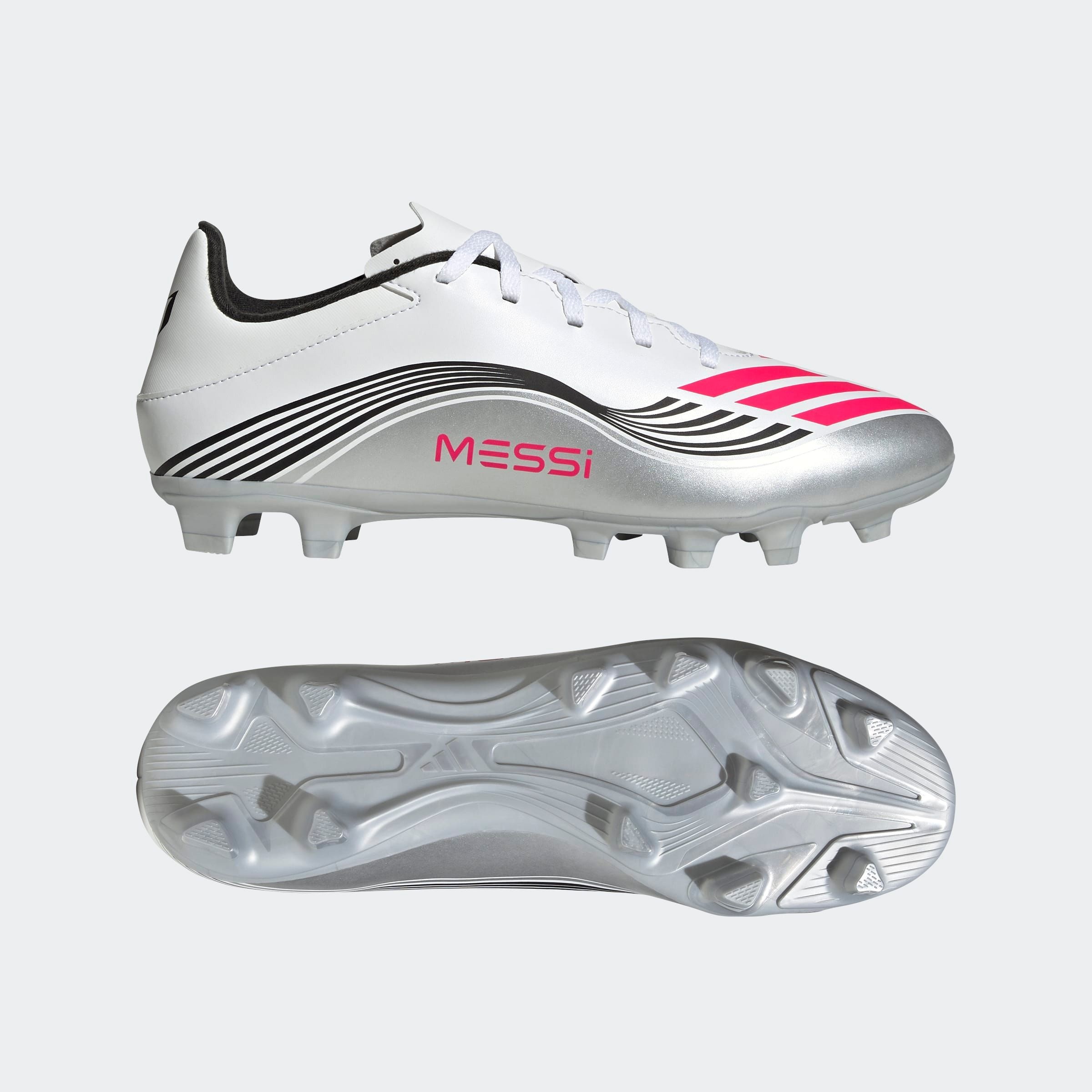 adidas Performance Fussballschuh »F50 MESSI CLUB FÜR HART- UND ASCHENPLÄTZE«, geeignet für Rasen- und Kunstrasenplätze