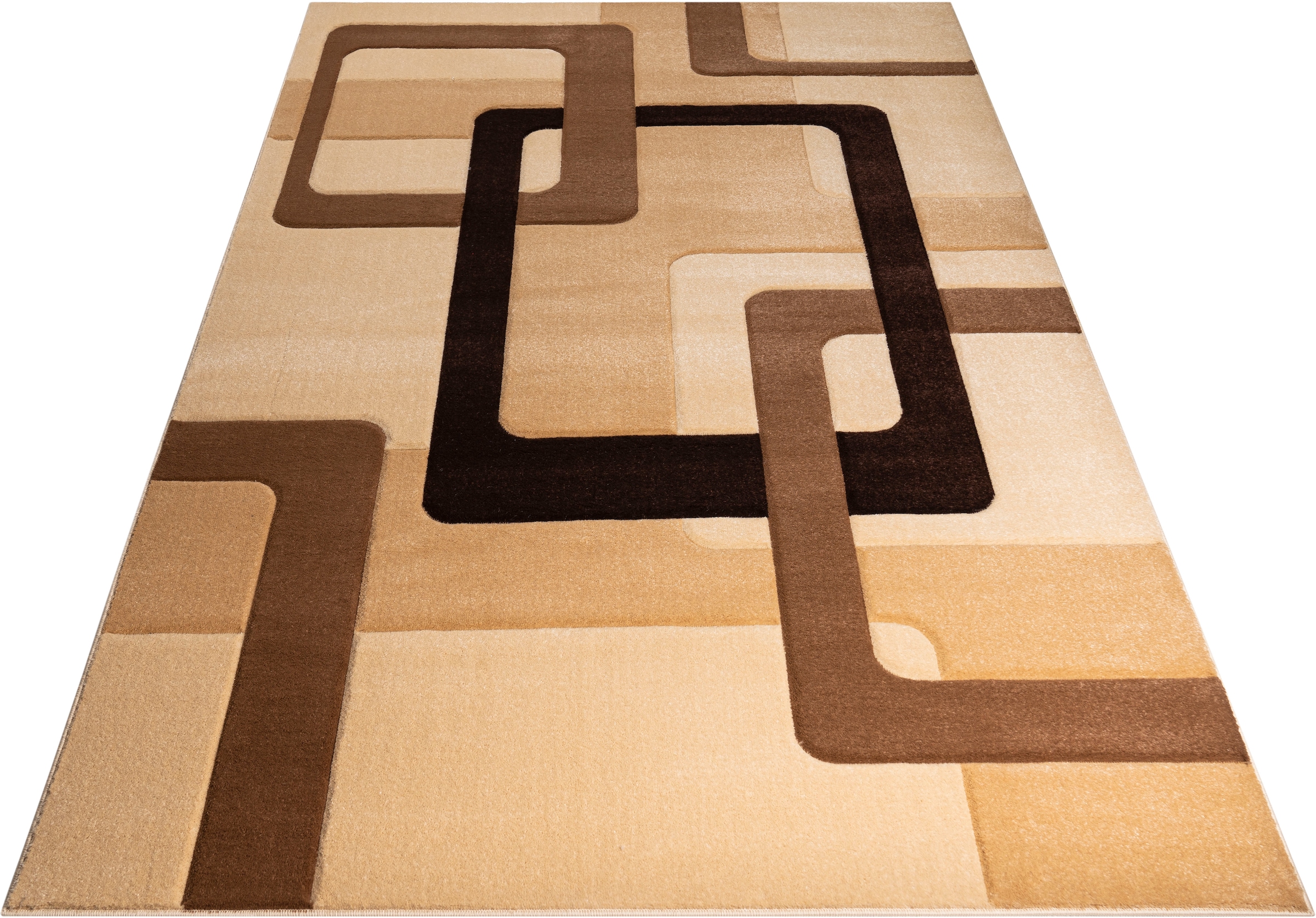 my home Teppich »Maxim«, rechteckig, Hoch-Tief-Effekt, Kurzflor, 3D-Design  online bestellen | Jelmoli-Versand